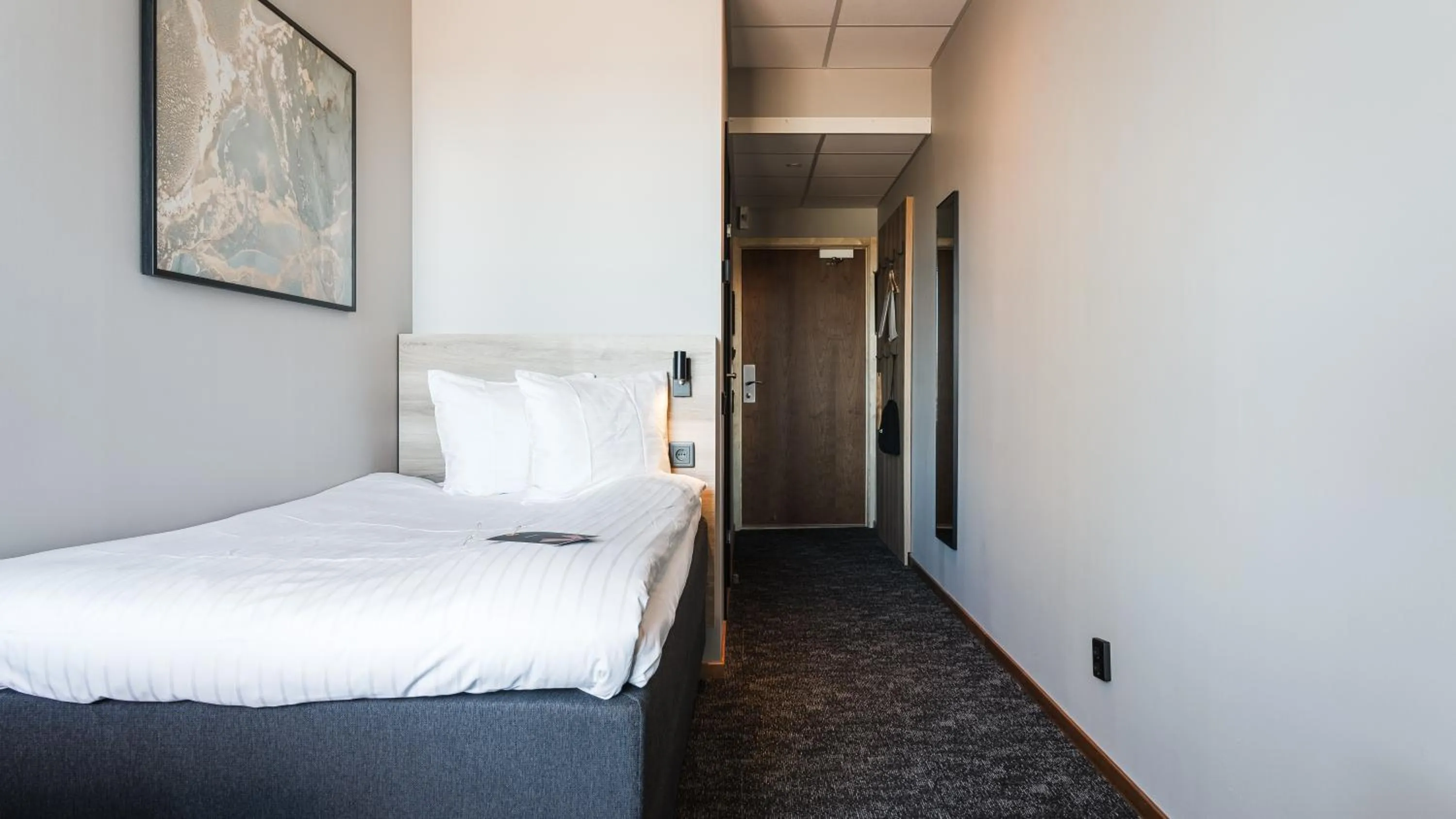 Bed in Comfort Hotel Skellefteå