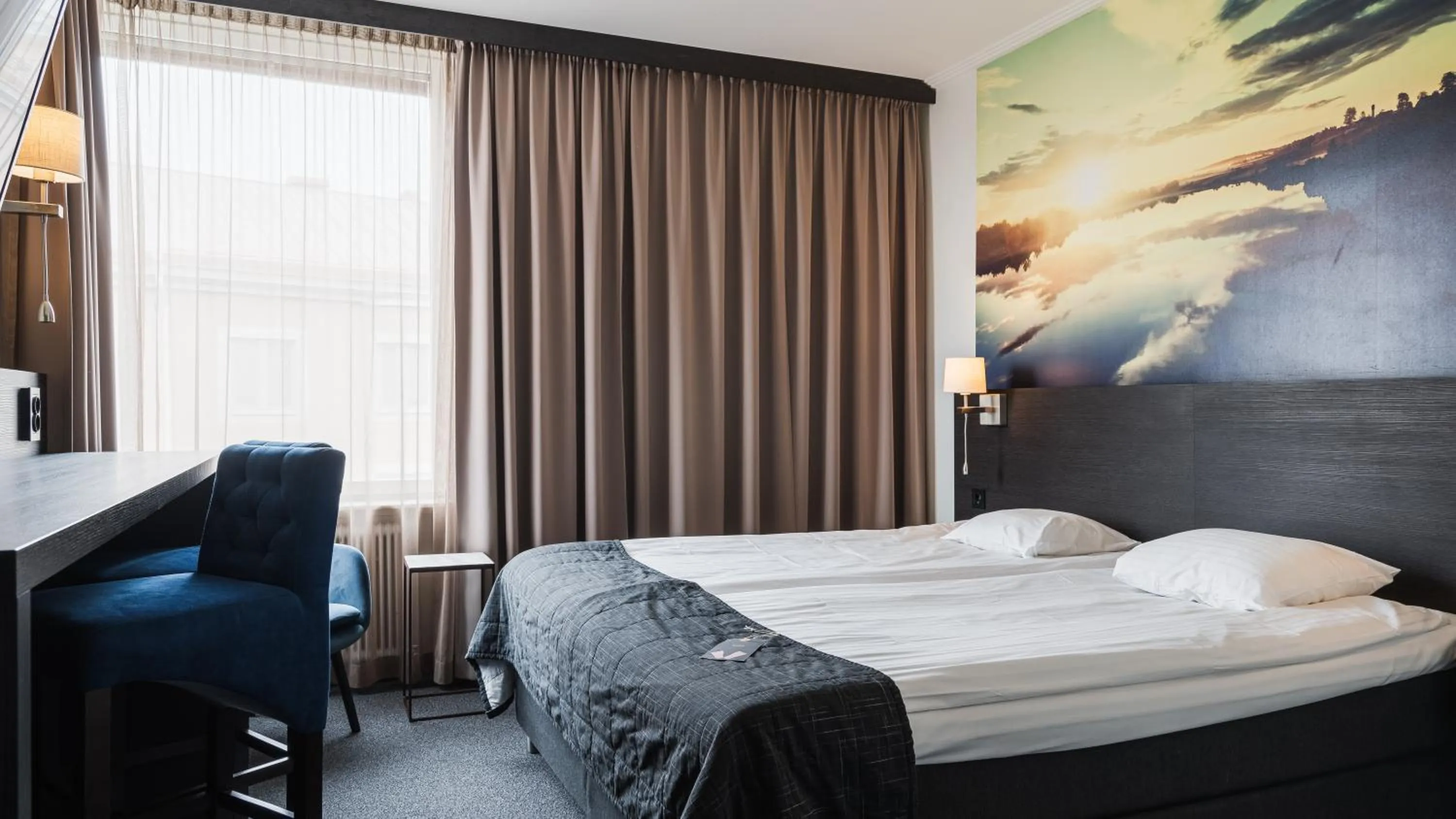 Bed in Comfort Hotel Skellefteå