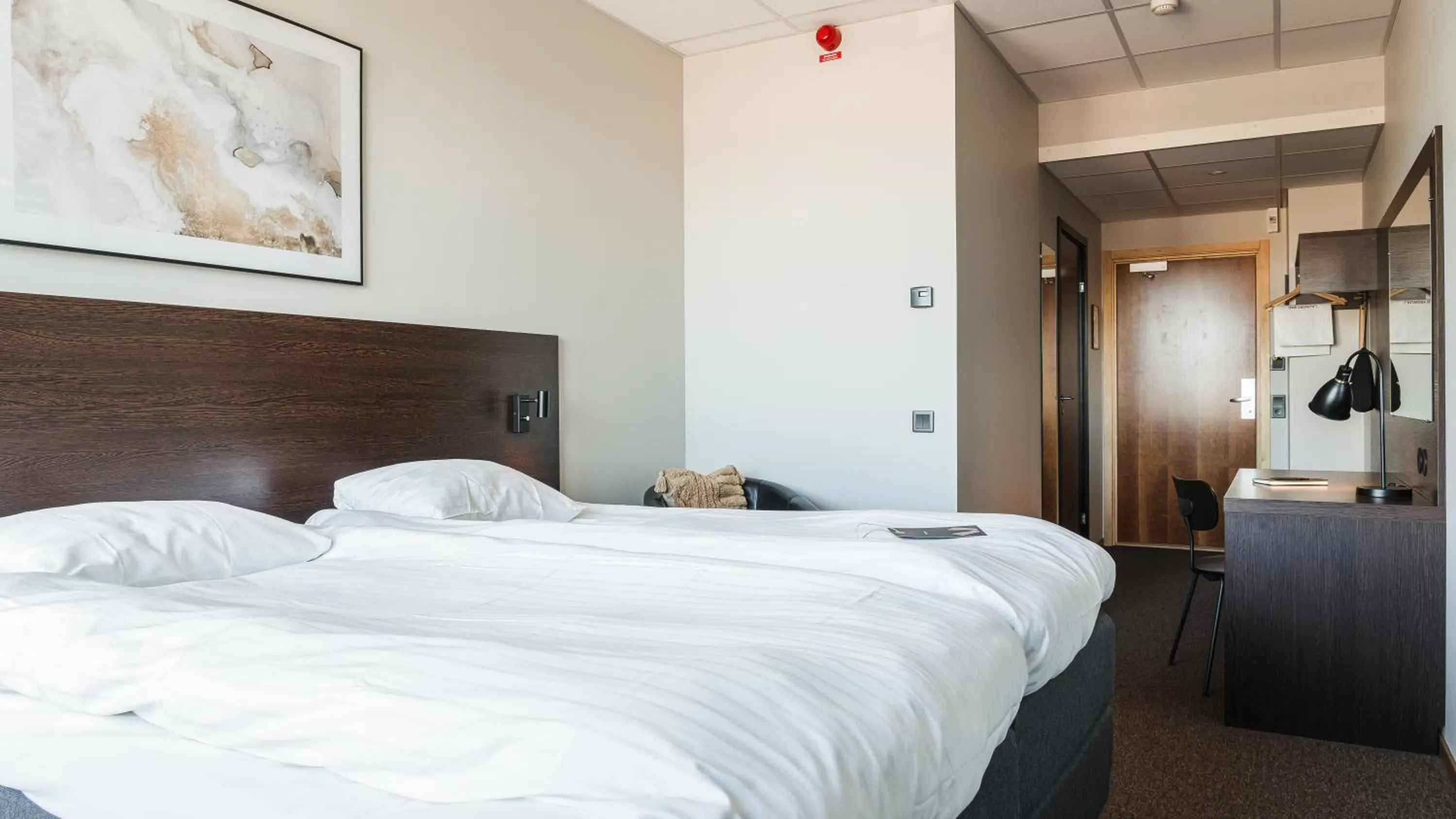 Bed in Comfort Hotel Skellefteå