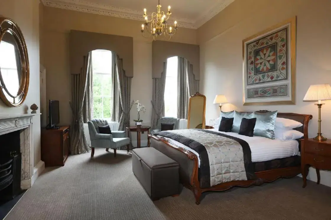 Bedroom, Bed in Bailbrook House Hotel, Bath Bedroom, Bed in Bailbrook House Hotel, Bath