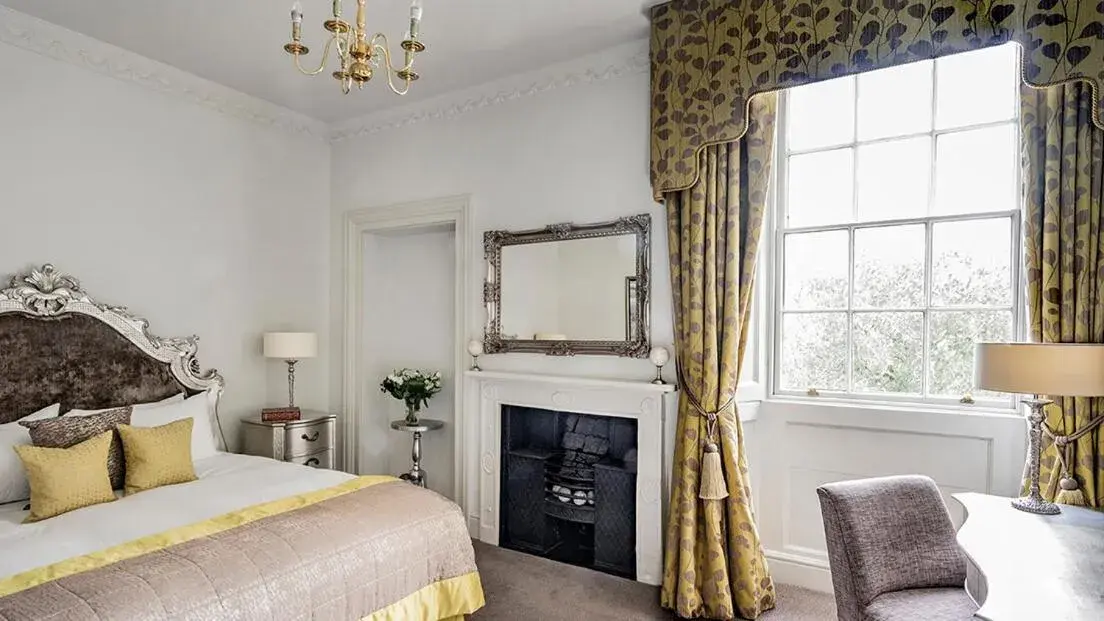 Bedroom, Bed in Bailbrook House Hotel, Bath Bedroom, Bed in Bailbrook House Hotel, Bath