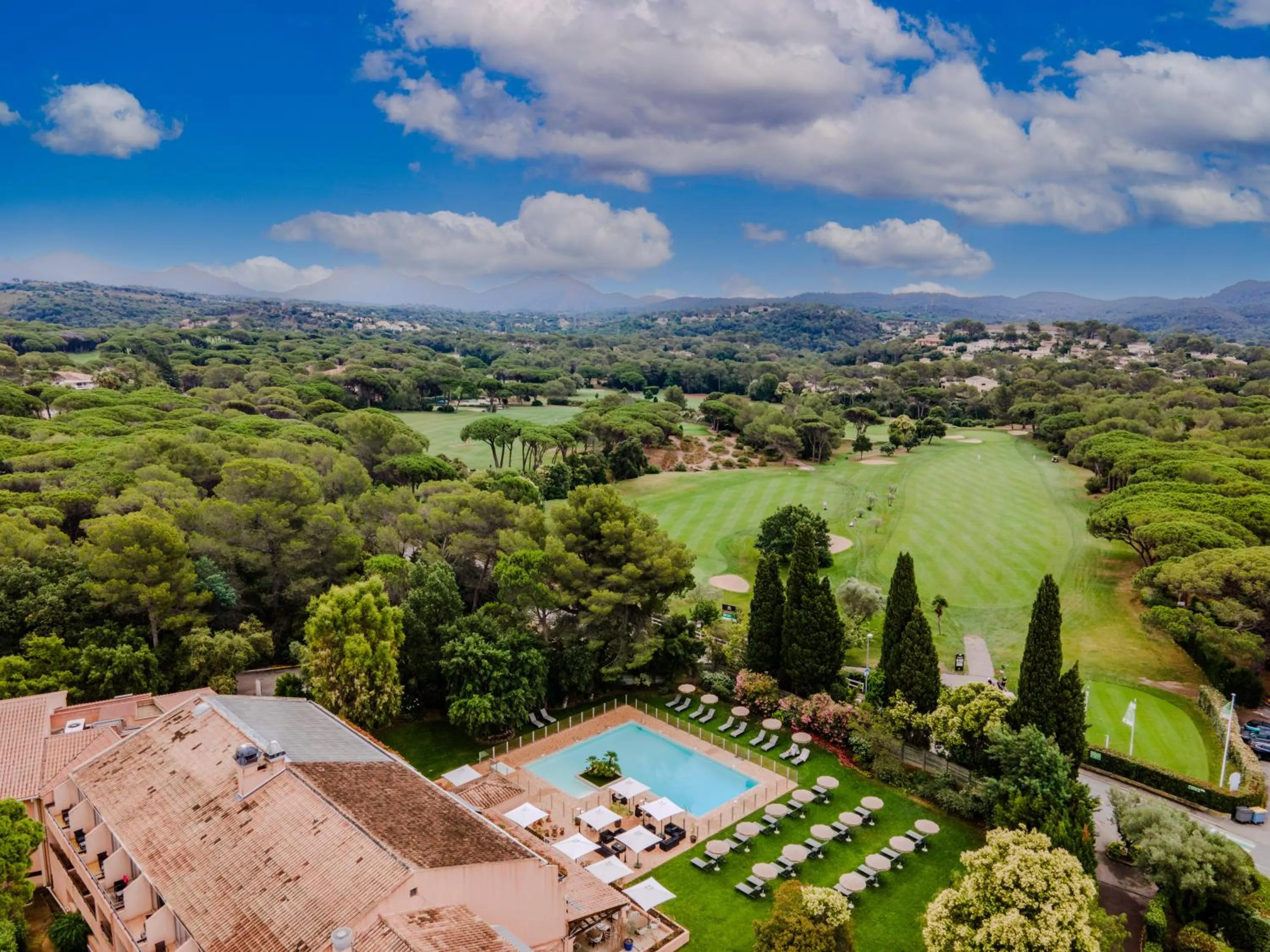 Bird's eye view in Golf Hôtel de Valescure & Spa NUXE