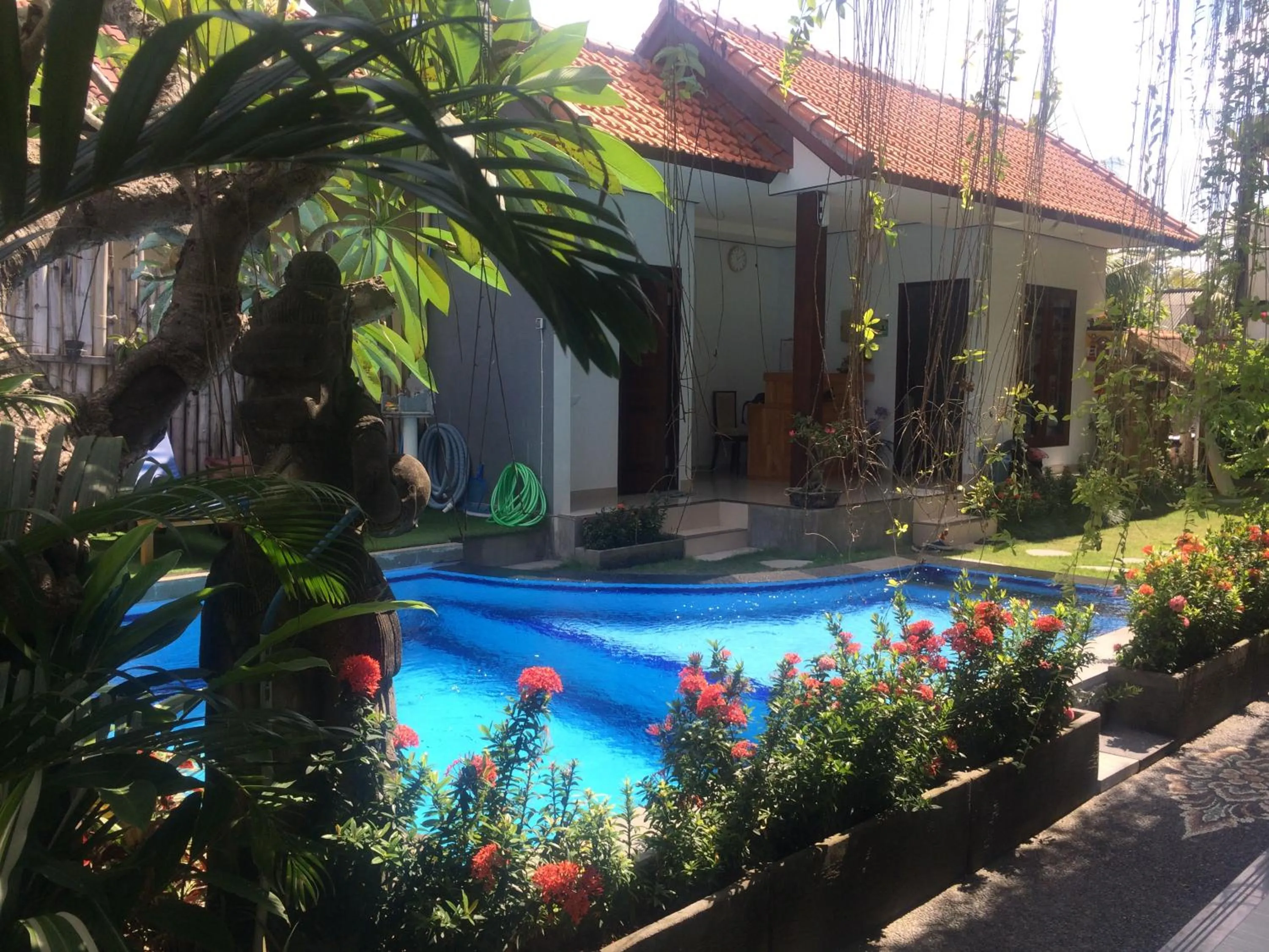 Swimming pool in Bali Full Moon Guest House