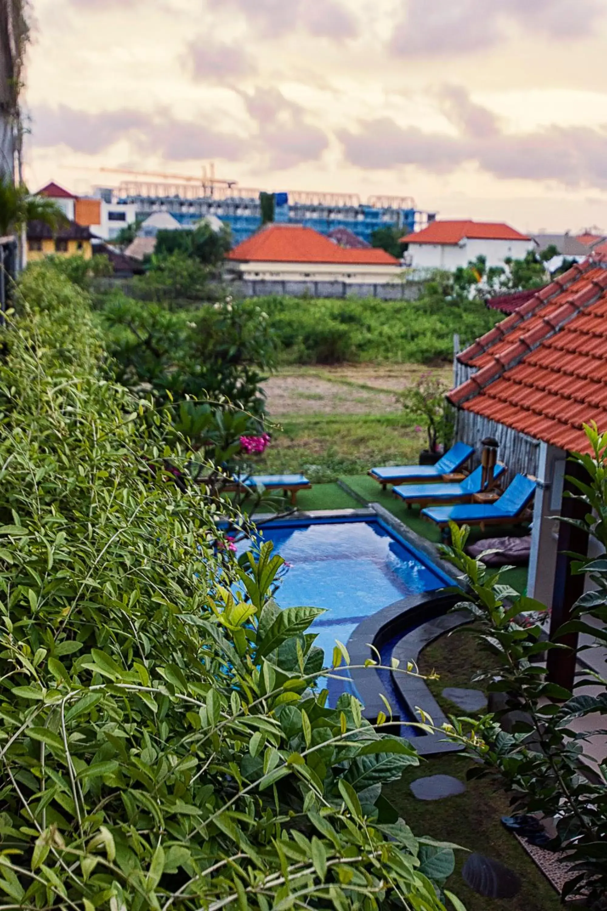 Garden view in Bali Full Moon Guest House Garden view in Bali Full Moon Guest House