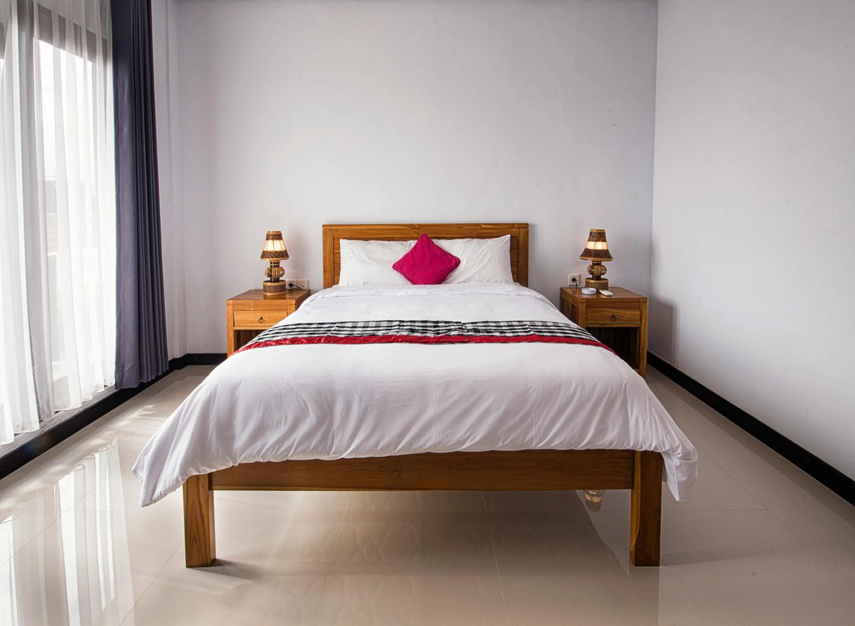 Bed in Bali Full Moon Guest House