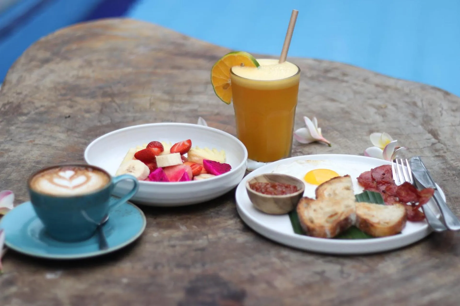 Food and drinks in Bali Full Moon Guest House