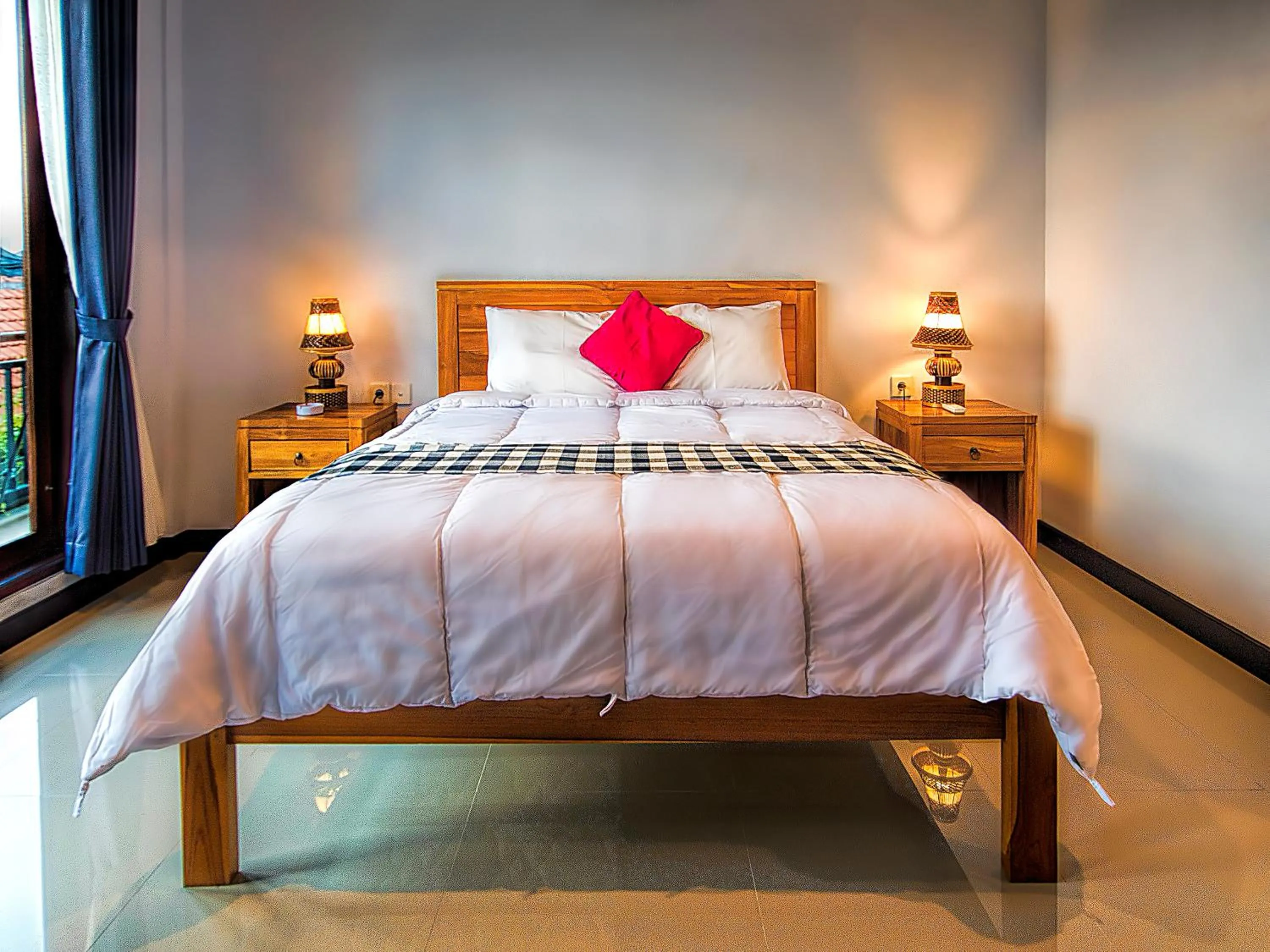 Bed in Bali Full Moon Guest House