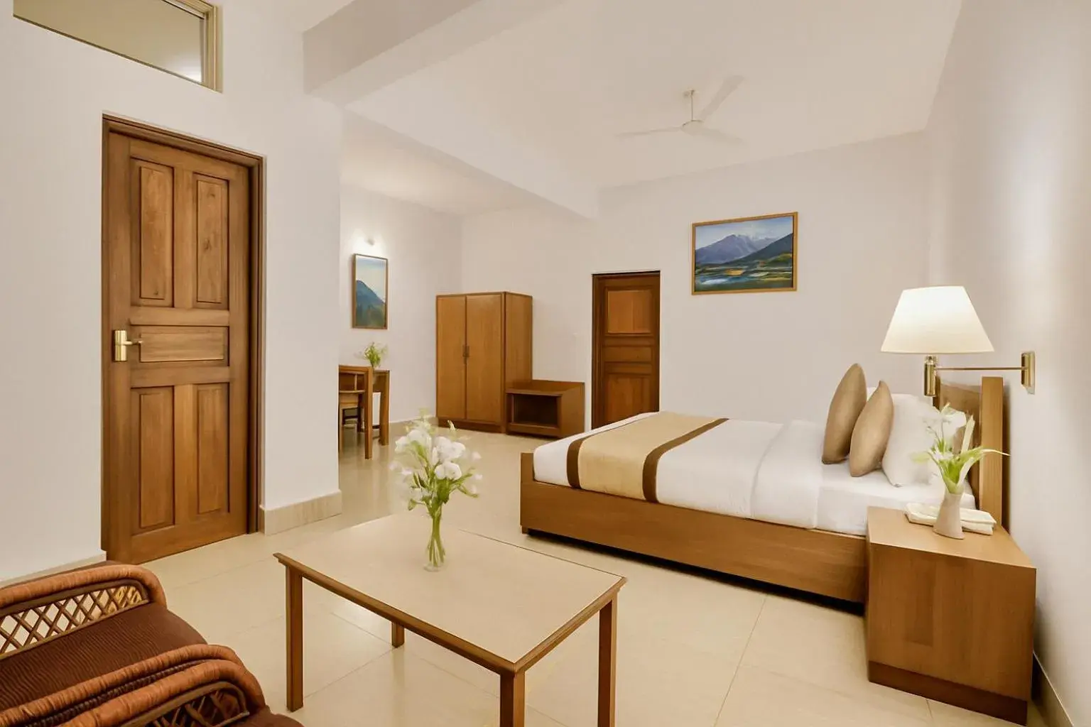 Bed in Summit Ttakshang Residency Hotel & Spa Mg Marg Bed in Summit Ttakshang Residency Hotel & Spa Mg Marg