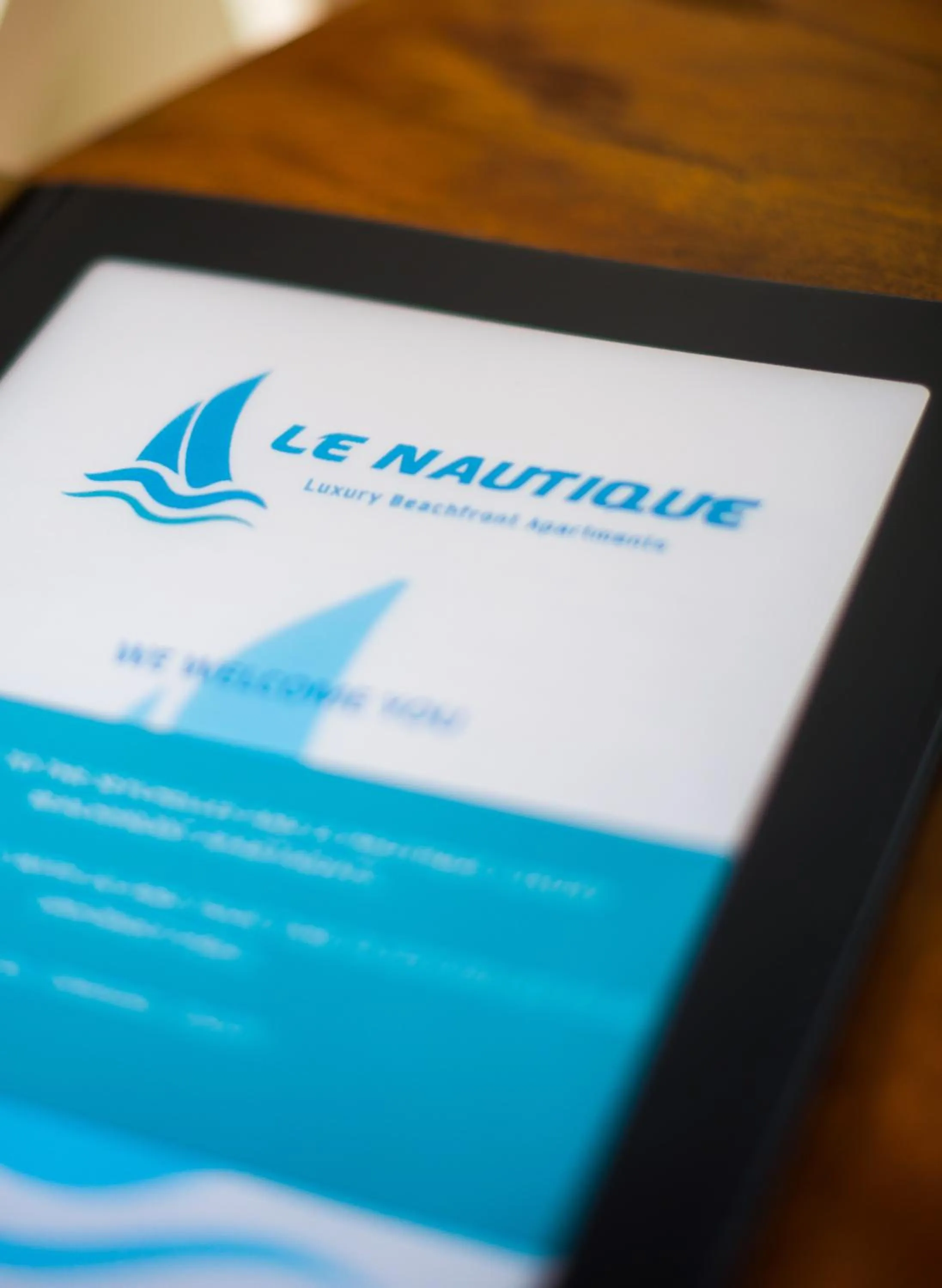 Decorative detail in Le Nautique Beachfront Apartments