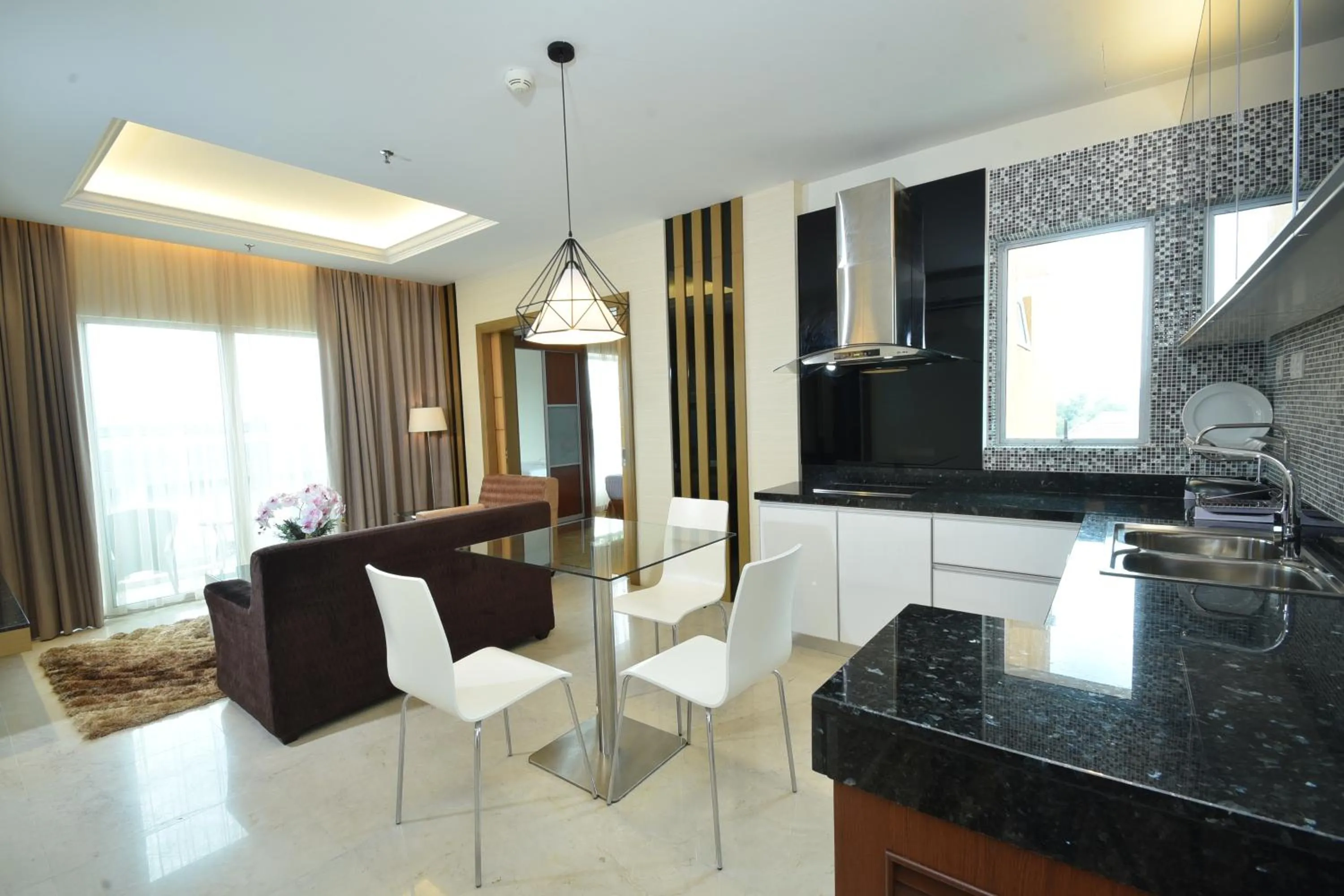 Kitchen or kitchenette in Tenera Hotel