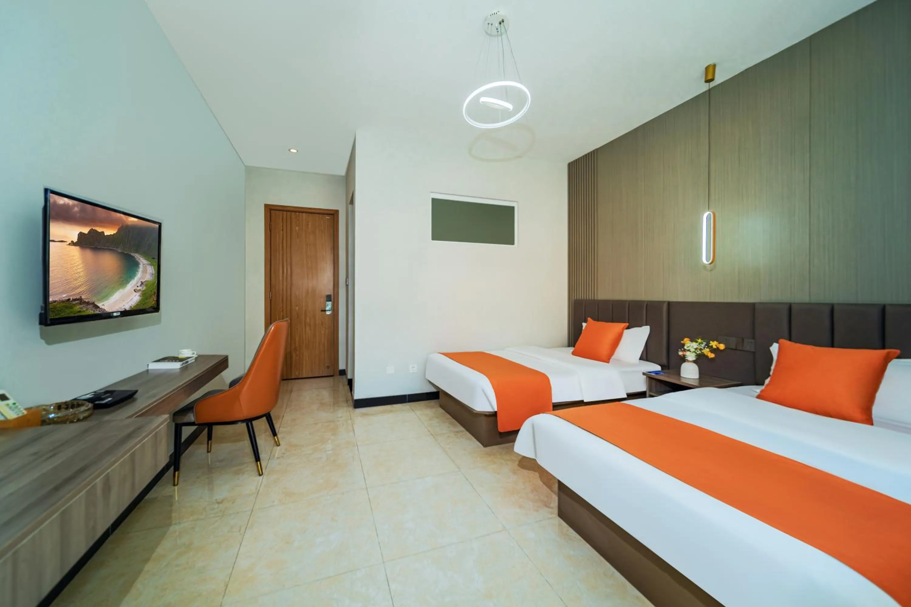 Bed in Sanya Passion fruit Inn