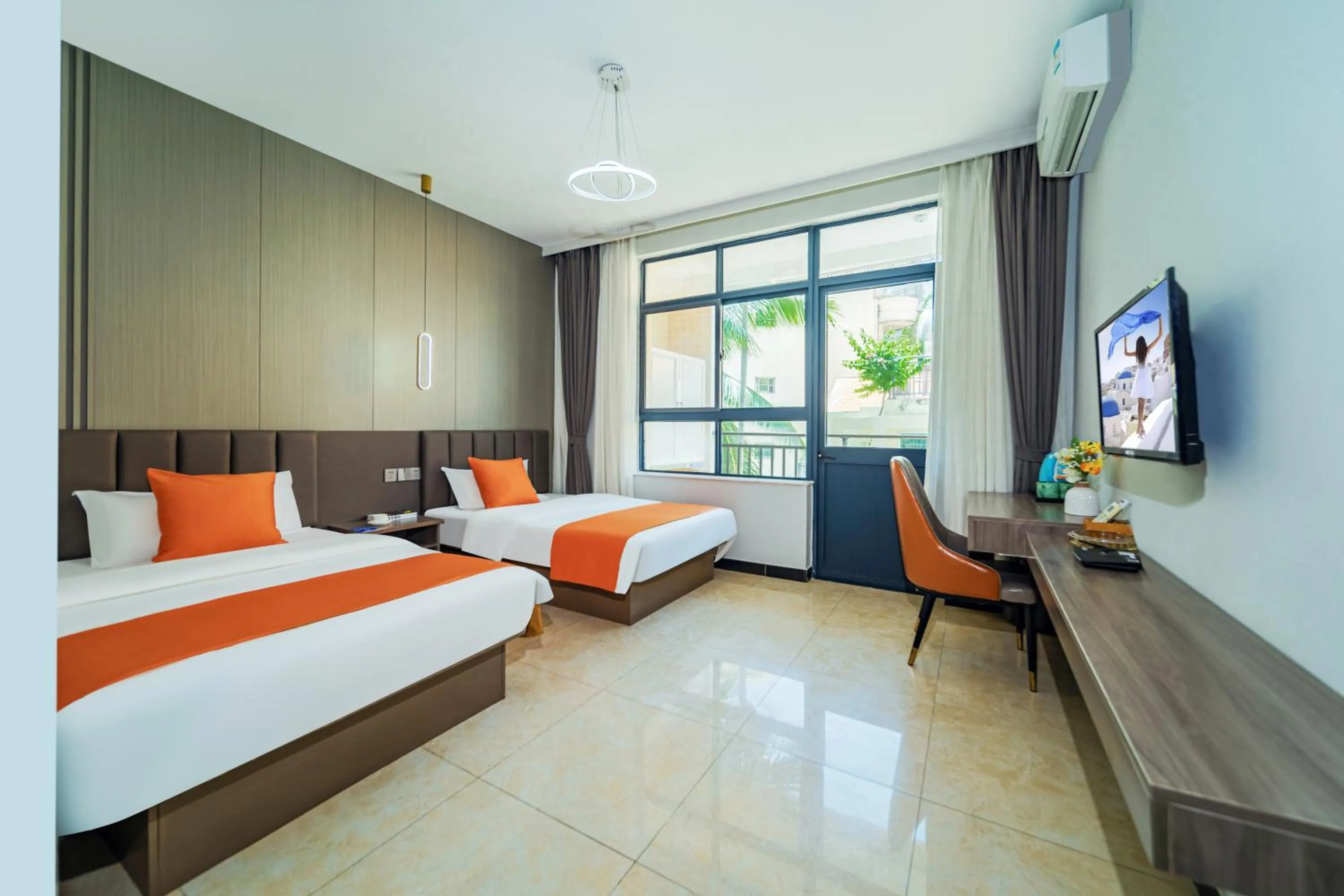 Bed in Sanya Passion fruit Inn