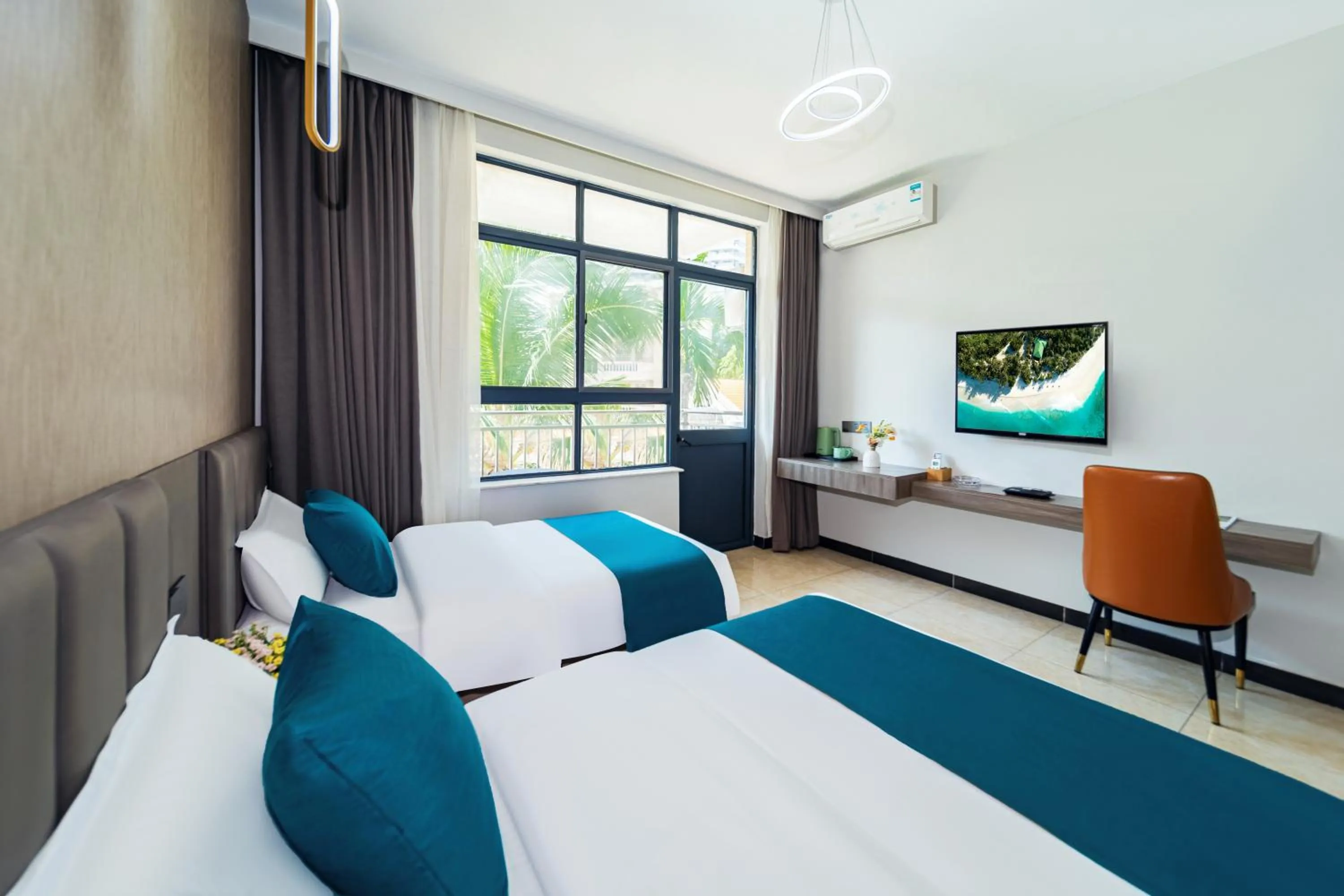 Bed in Sanya Passion fruit Inn