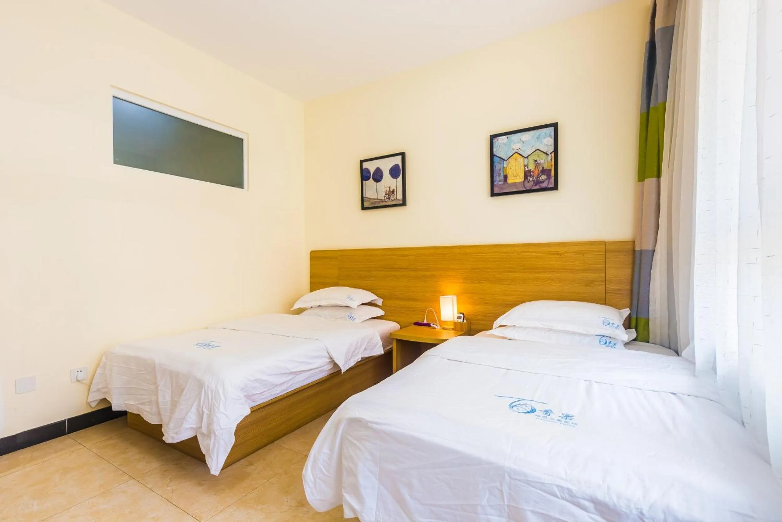 Decorative detail, Bed in Sanya Passion fruit Inn