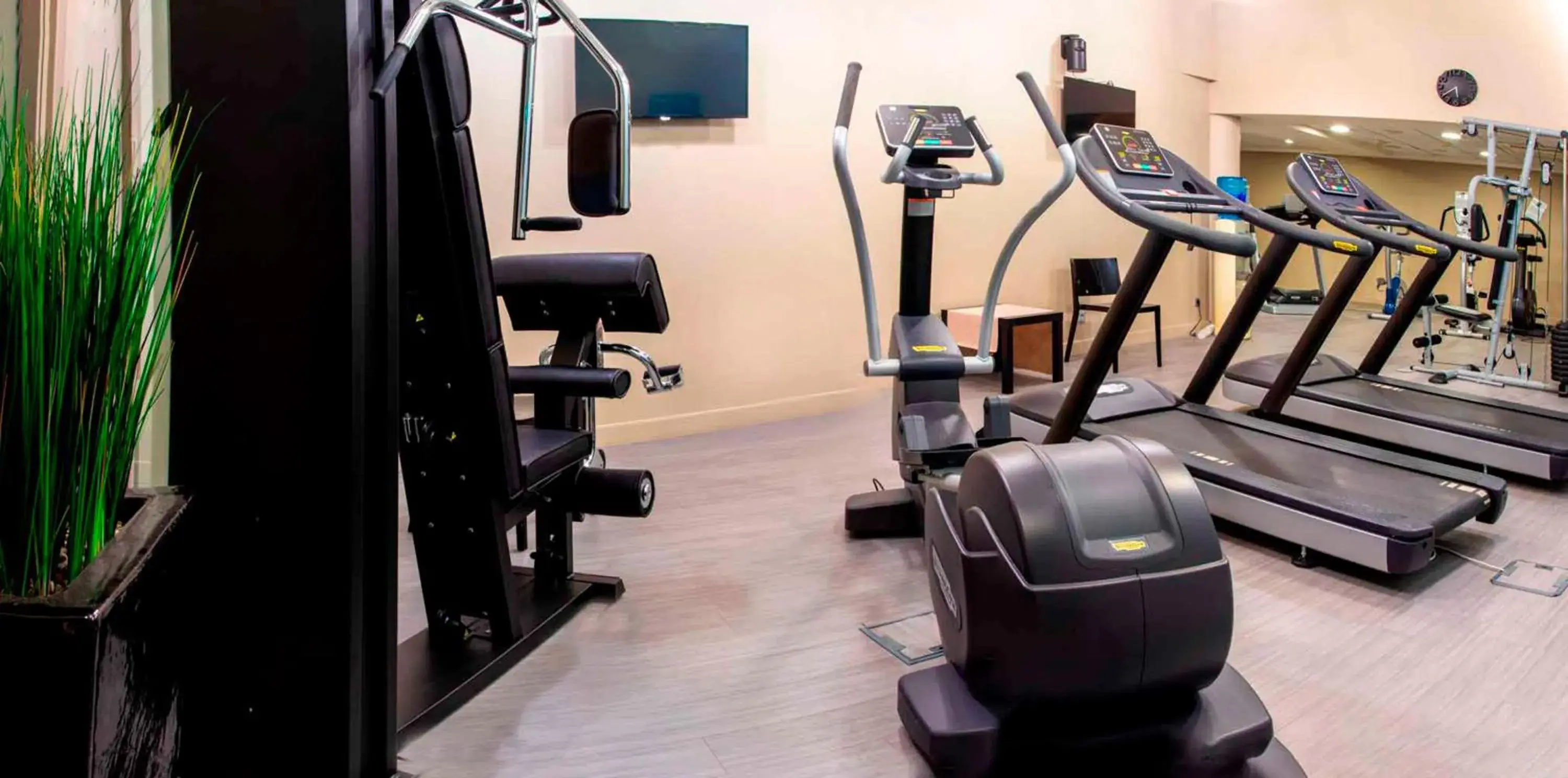 Fitness centre/facilities in Holiday Inn Mulhouse by IHG Fitness centre/facilities in Holiday Inn Mulhouse by IHG