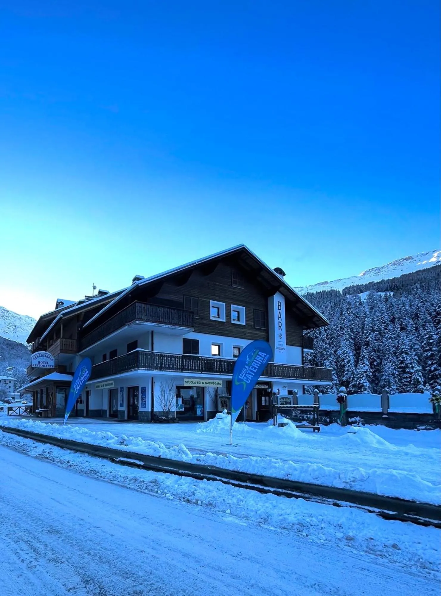 Property building in Hotel Genzianella