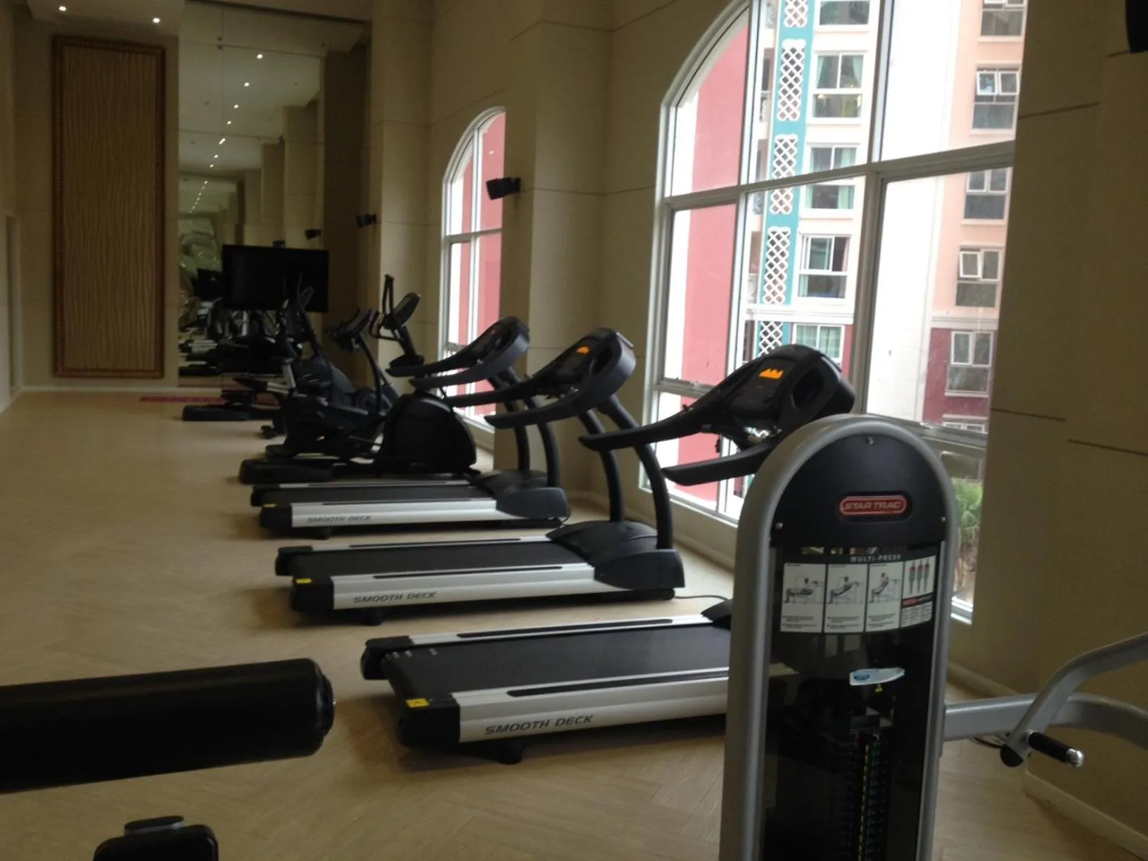 Fitness centre/facilities in Grande Caribbean Resort 17th floor by Bell-Turner
