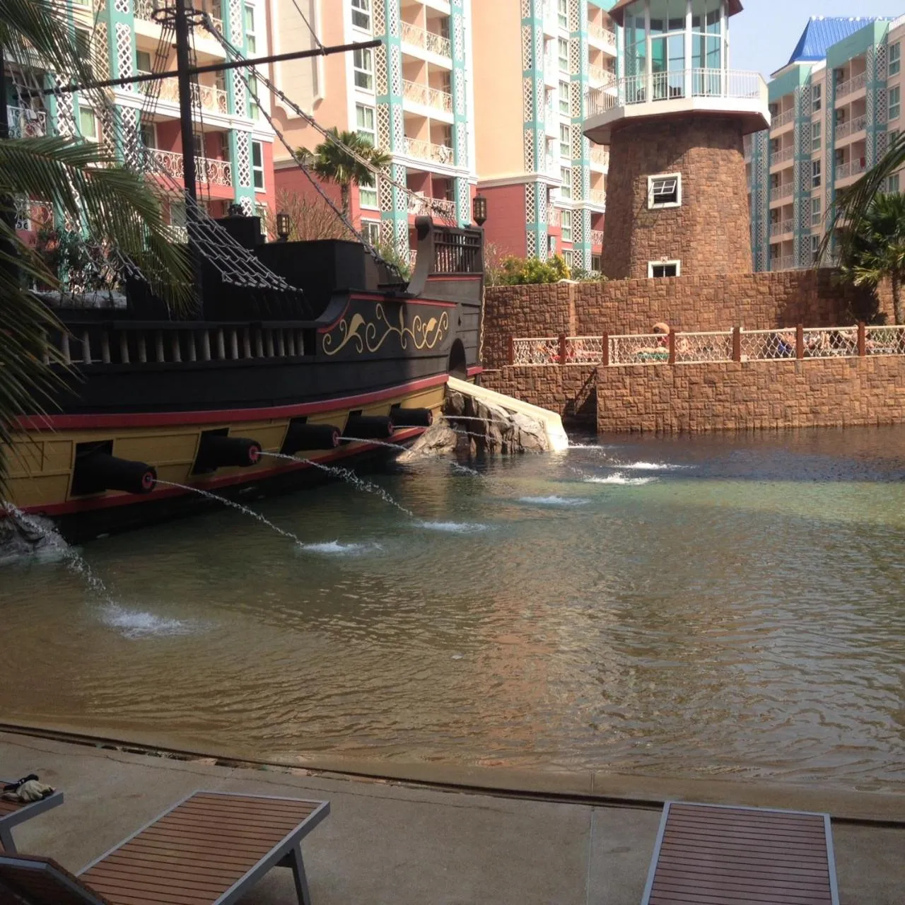 Swimming pool in Grande Caribbean Resort 17th floor by Bell-Turner