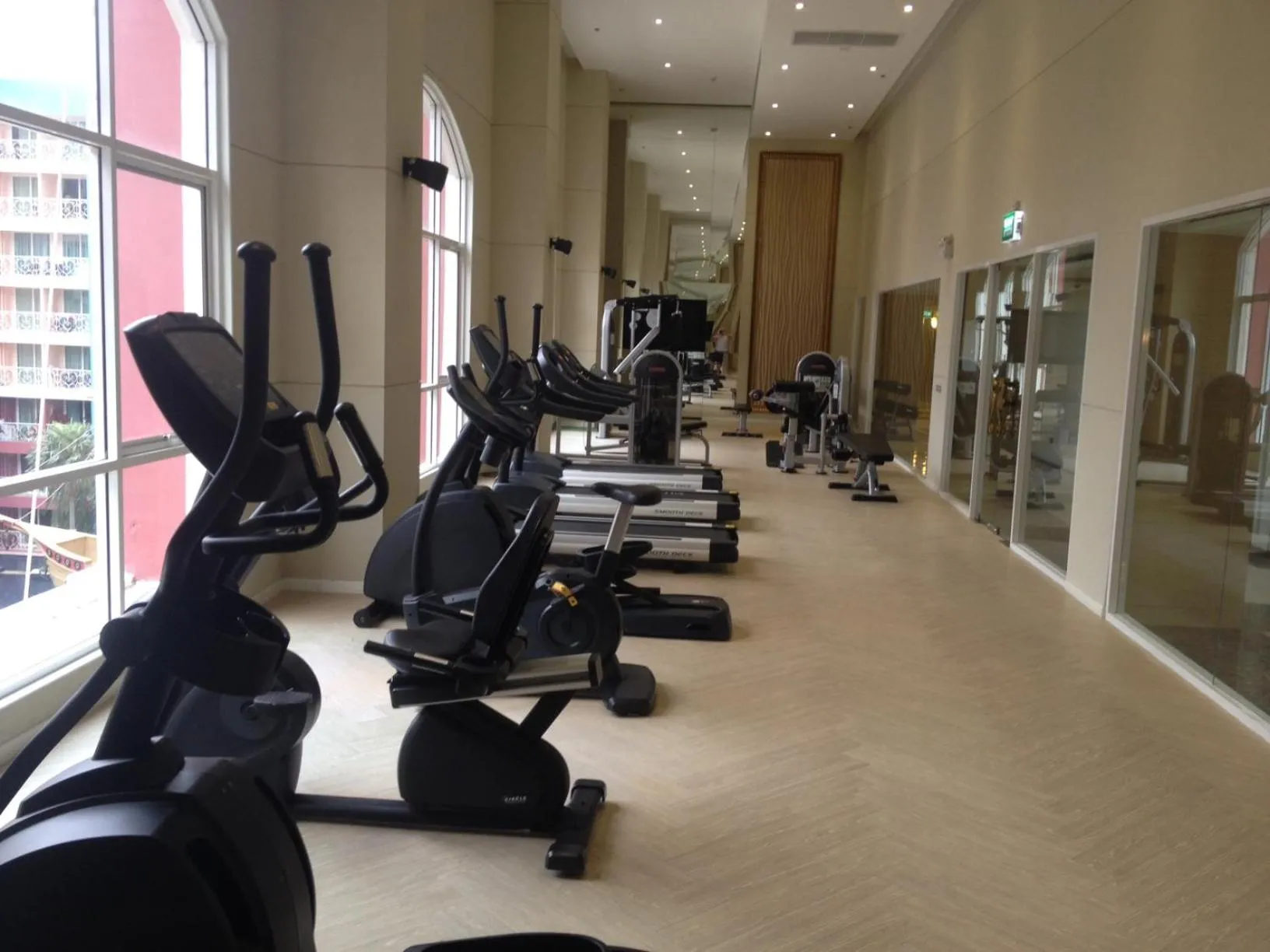 Fitness centre/facilities in Grande Caribbean Resort 17th floor by Bell-Turner