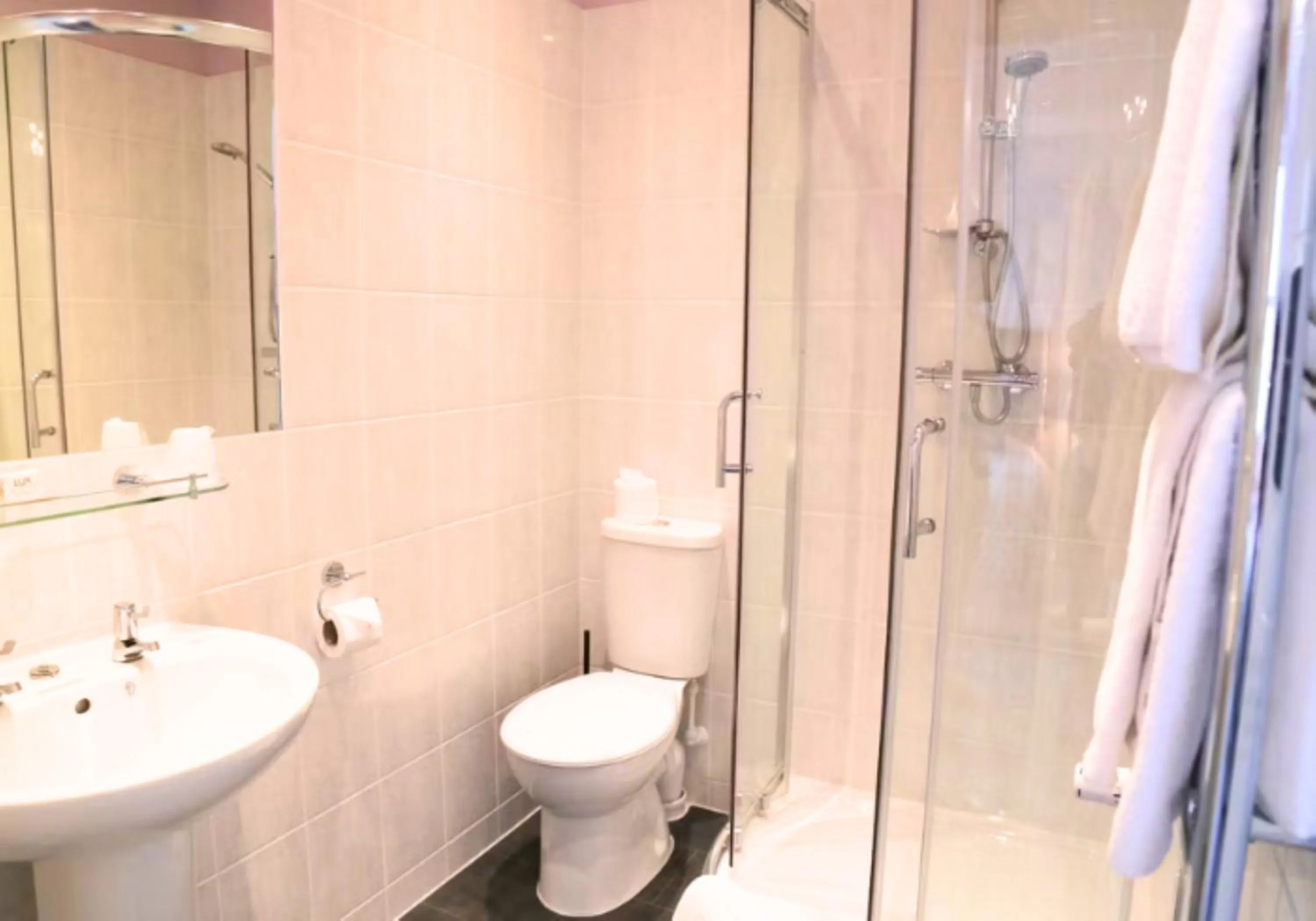 Shower in East Beach Hotel