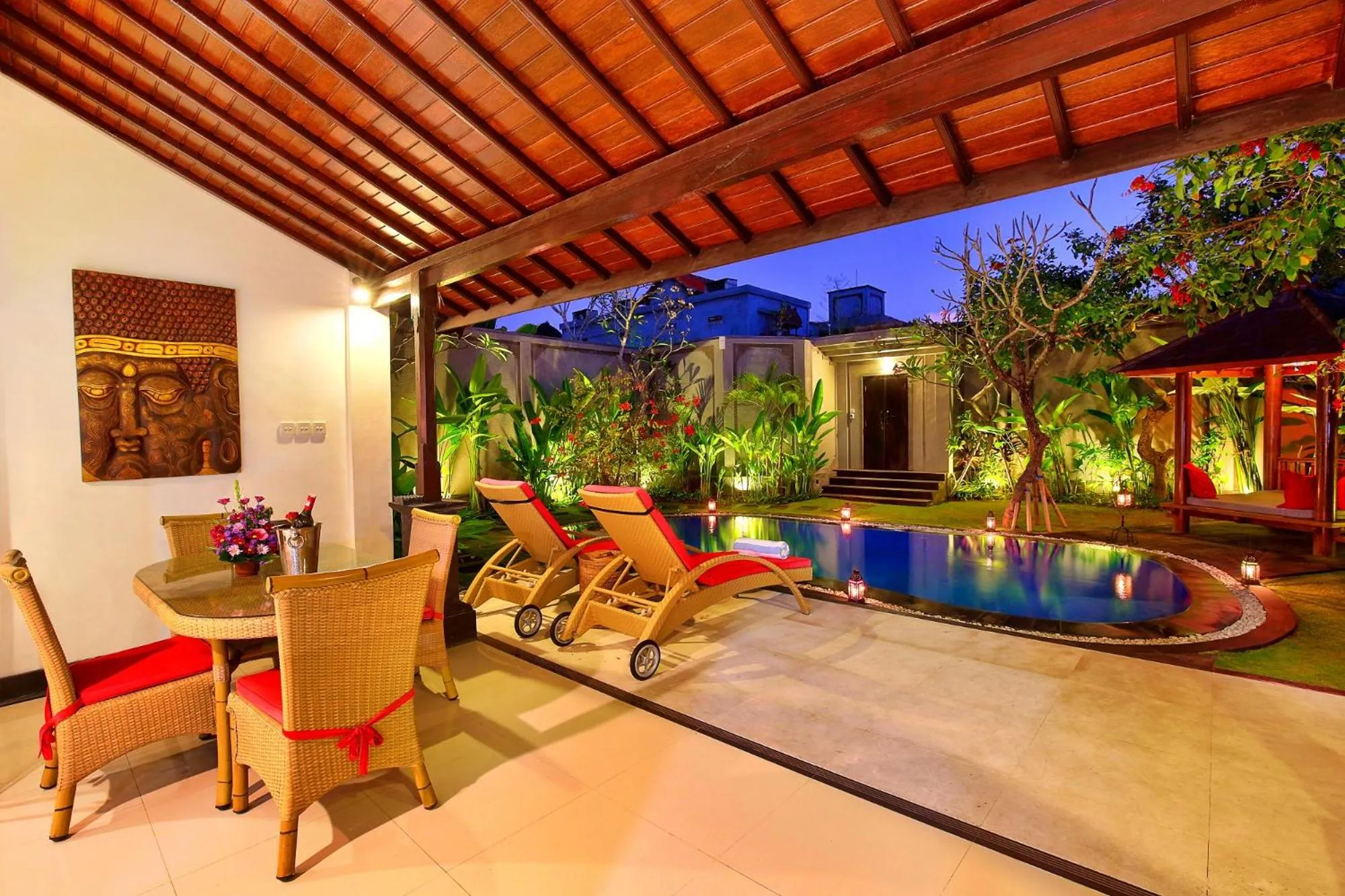 Natural landscape in Alysha Villa Seminyak Beachside By Bali Asia Villa