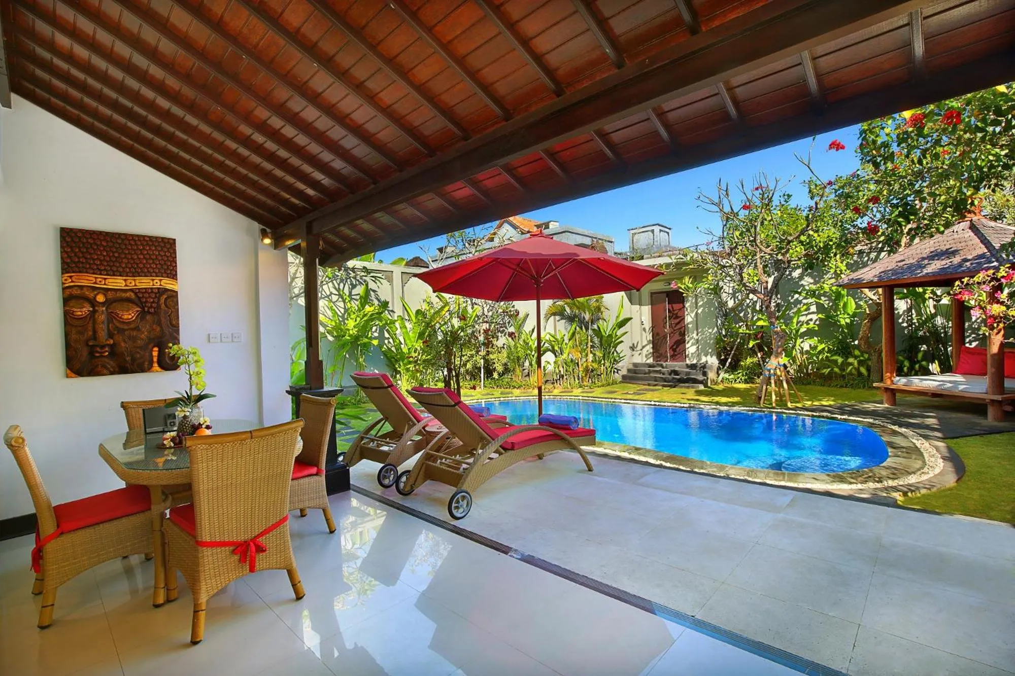 Swimming pool in Alysha Villa Seminyak Beachside By Bali Asia Villa