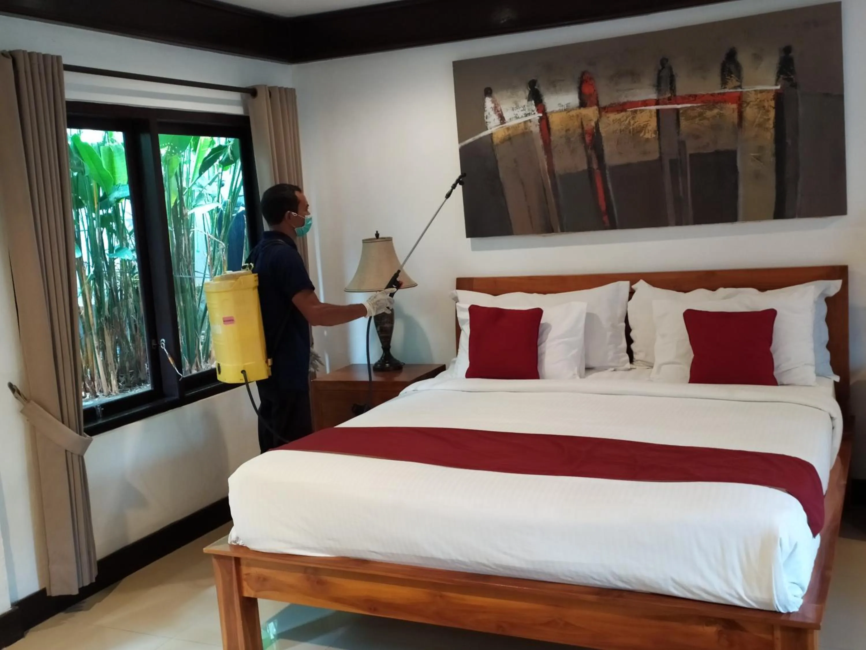Staff, Bed in Alysha Villa Seminyak Beachside By Bali Asia Villa