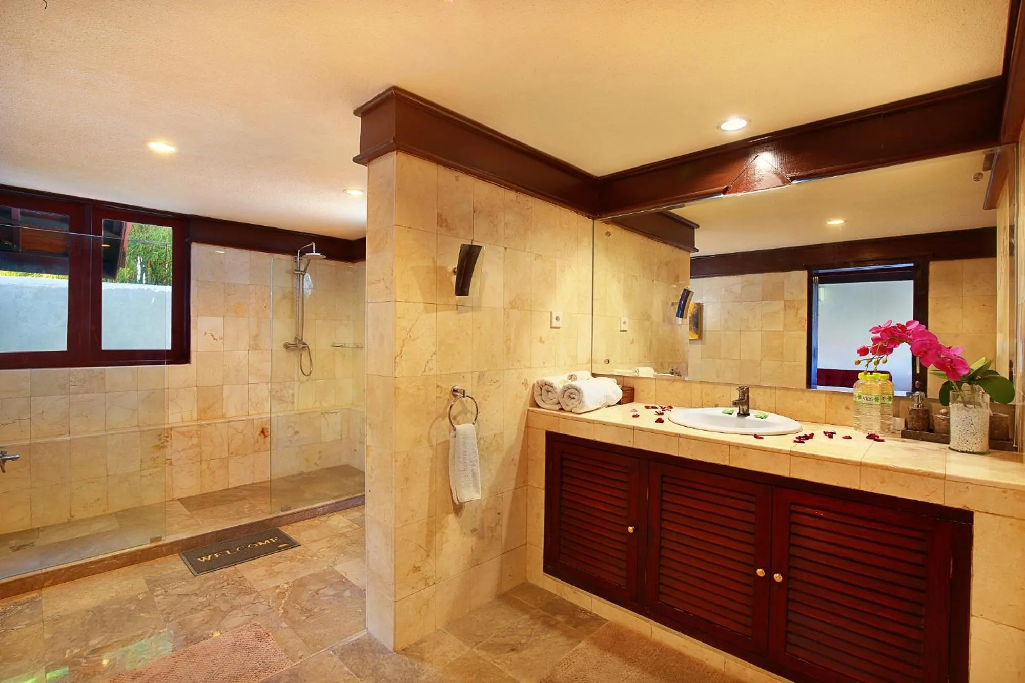 Bathroom in Alysha Villa Seminyak Beachside By Bali Asia Villa