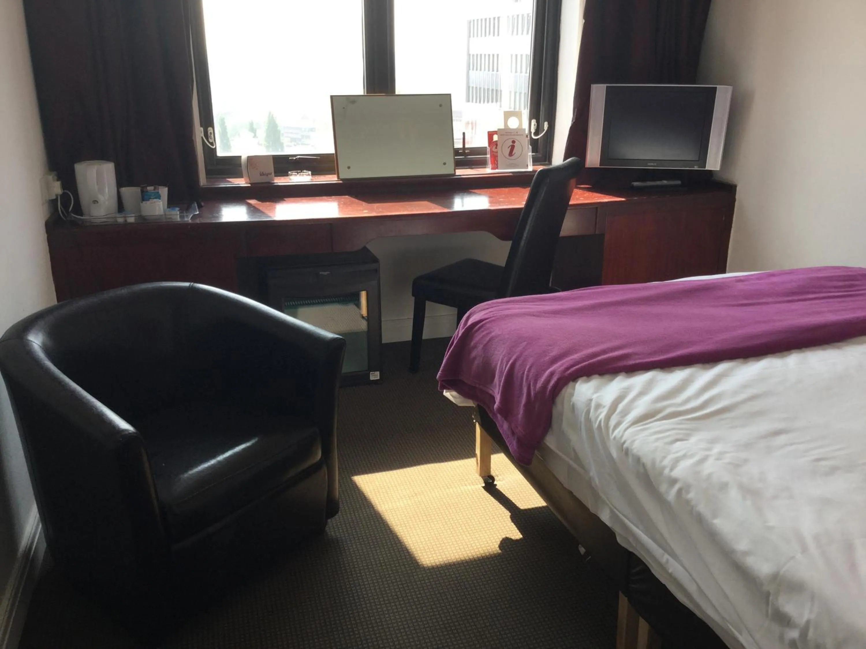 Bed in The Britannia Nottingham Hotel