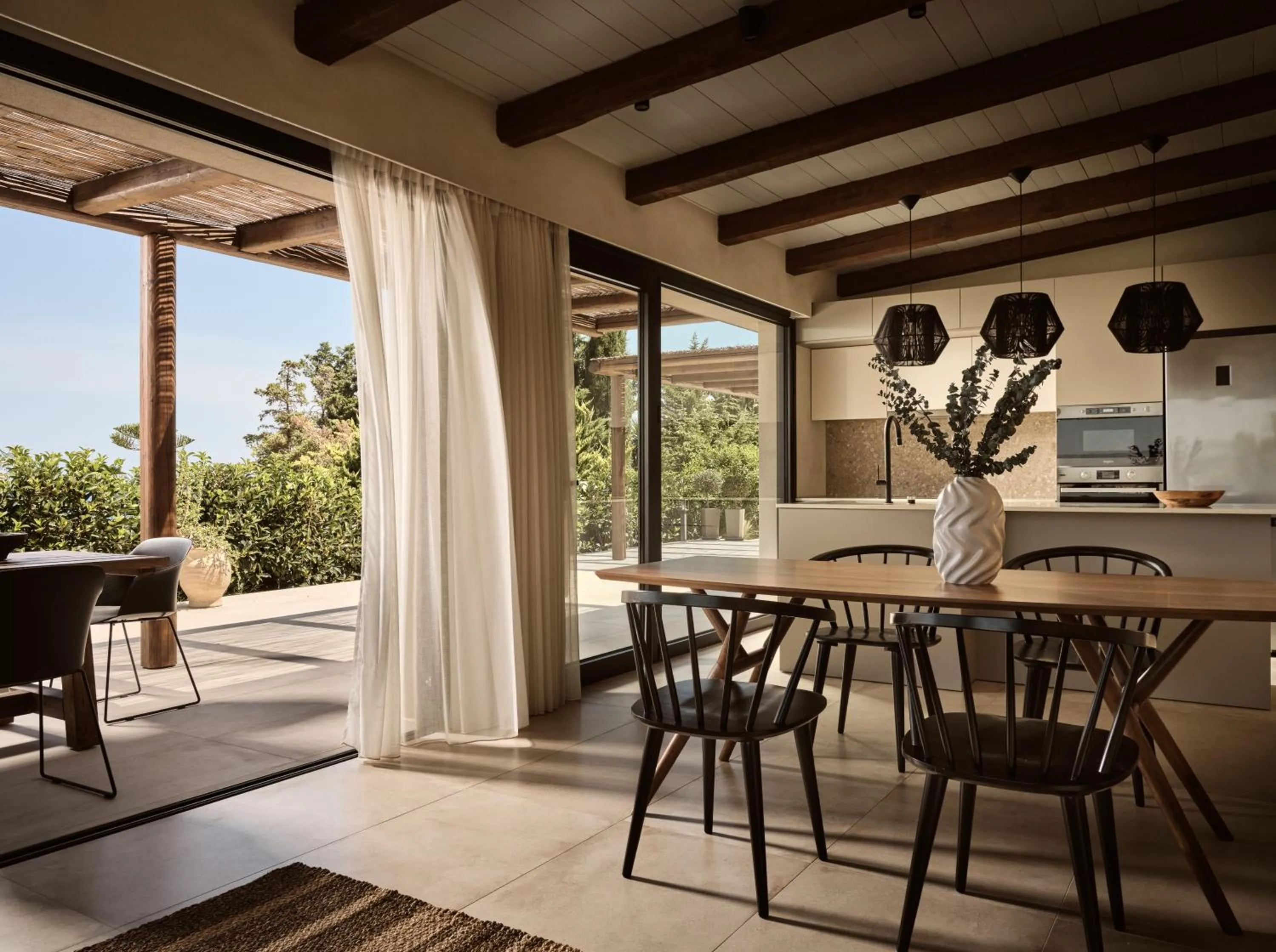 Dining area in Ananta Blue Residence