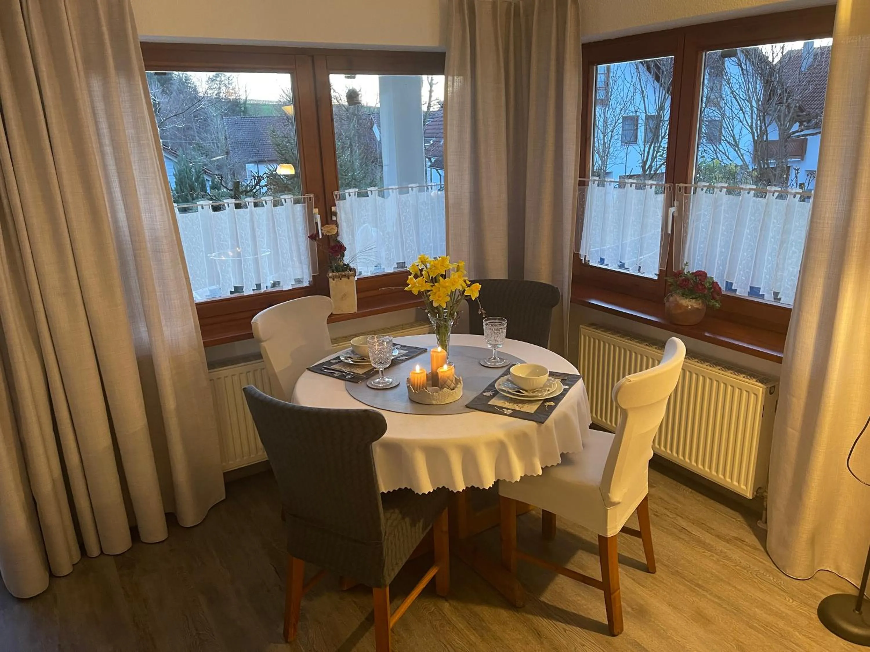 Dining area in Ferienwohnung Angelika