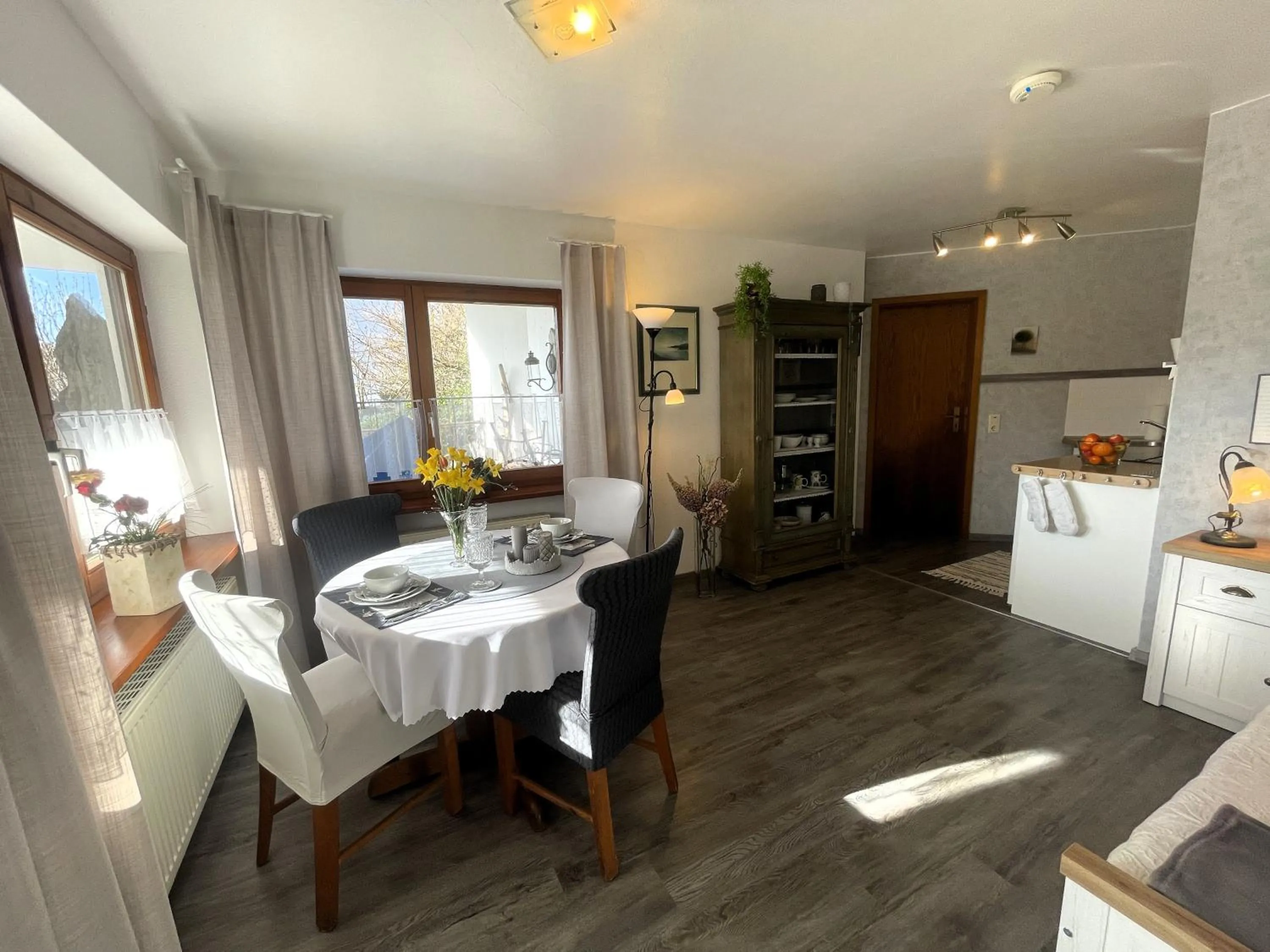 Dining area in Ferienwohnung Angelika