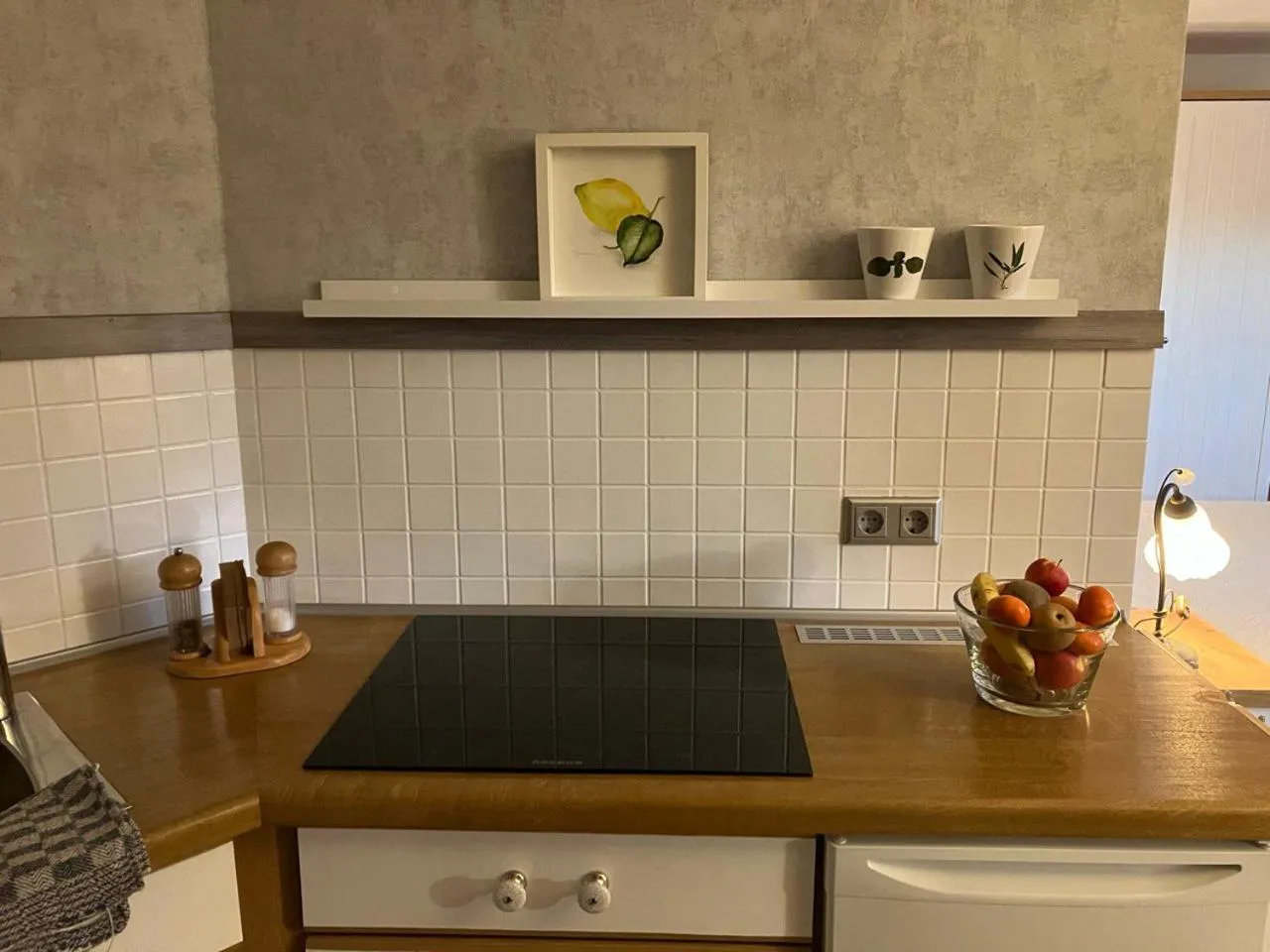 Kitchen or kitchenette in Ferienwohnung Angelika