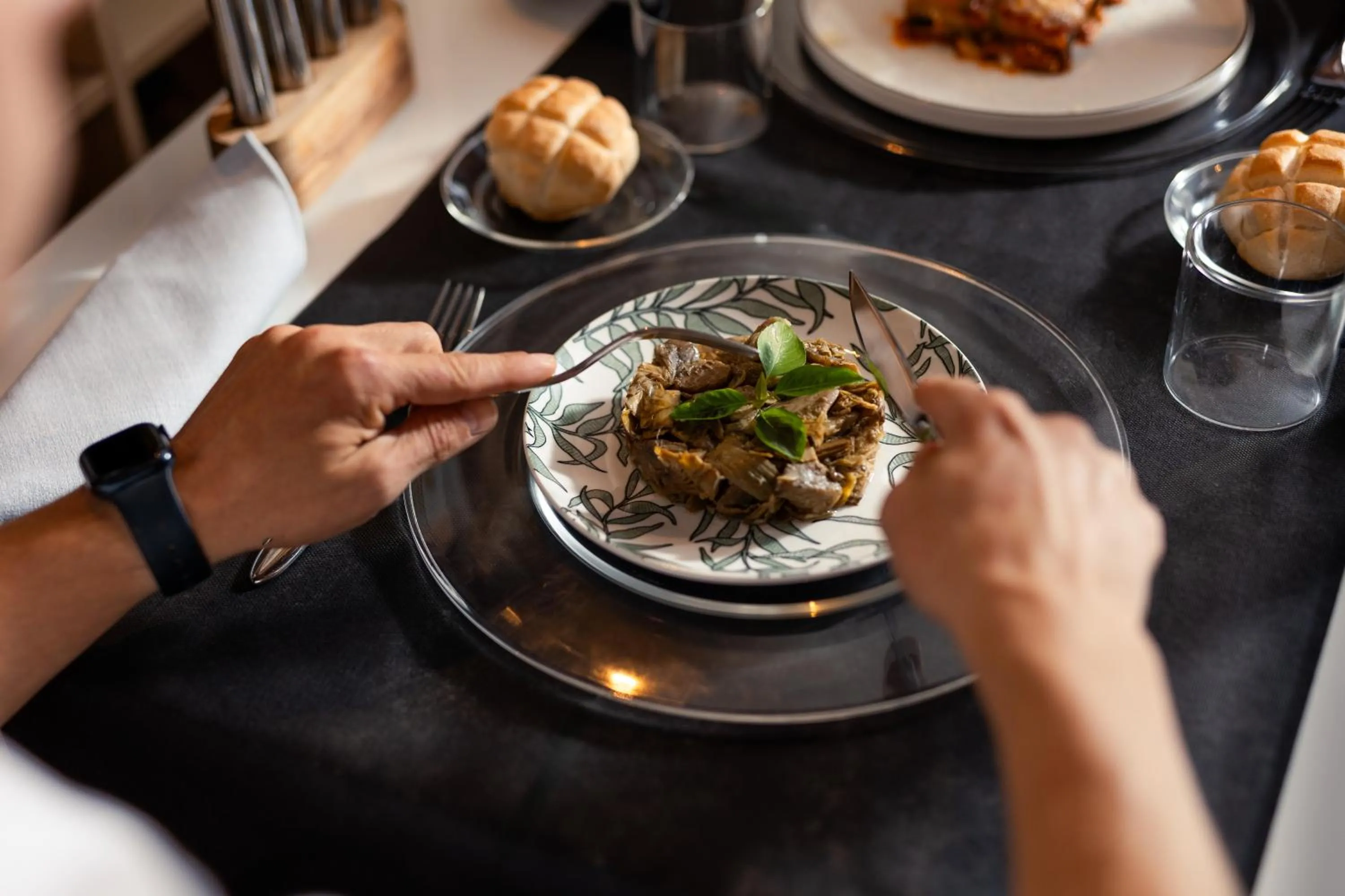 Food and drinks in Phi Hotel Garden Area Roma Eur