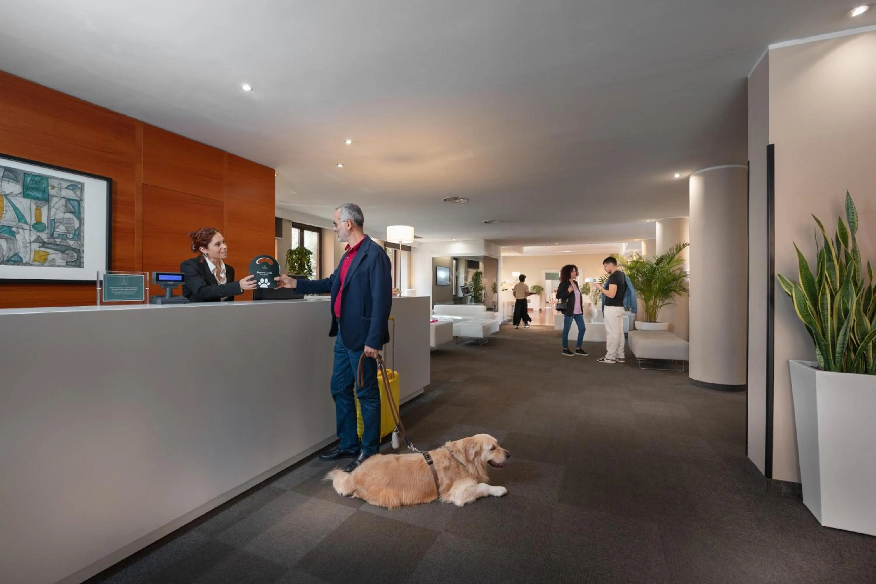 People in Phi Hotel Garden Area Roma Eur