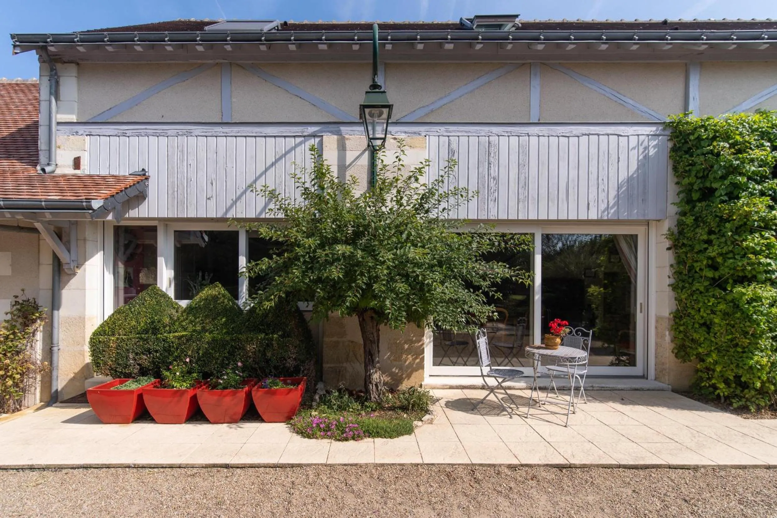 Garden in Le Clos de La Rousselière B and B