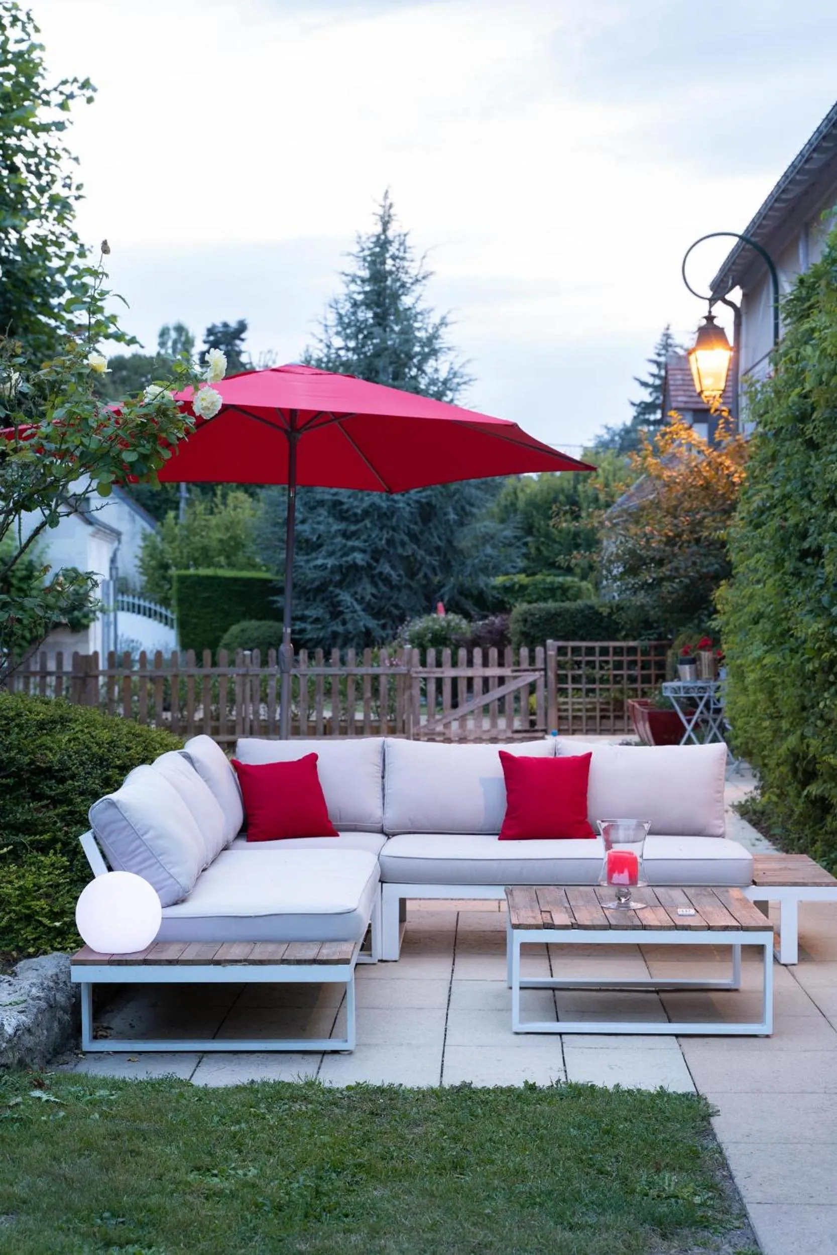 Garden in Le Clos de La Rousselière B and B