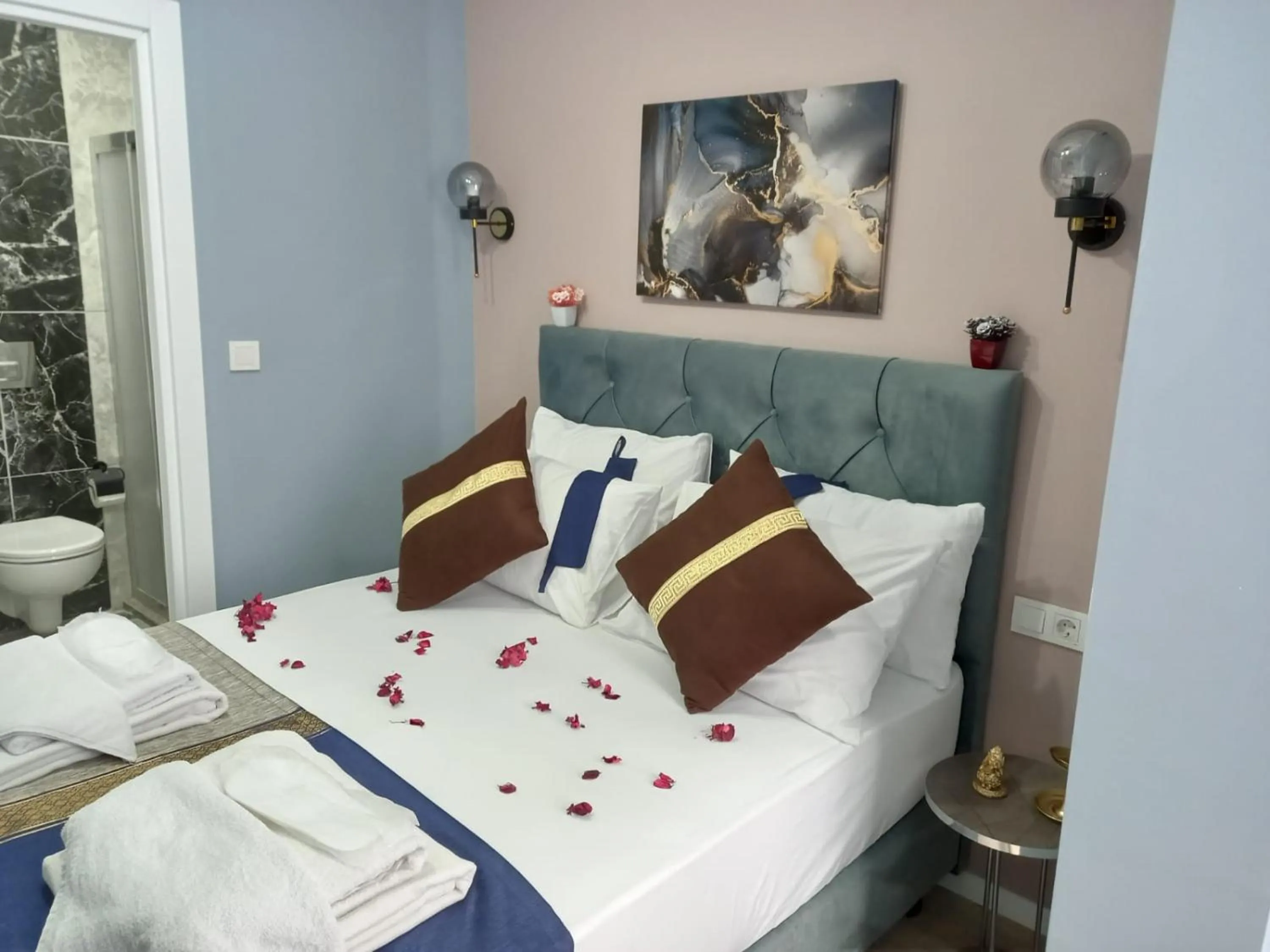 Bedroom, Bed in Emirhan Inn Hotel, Sultanahmet