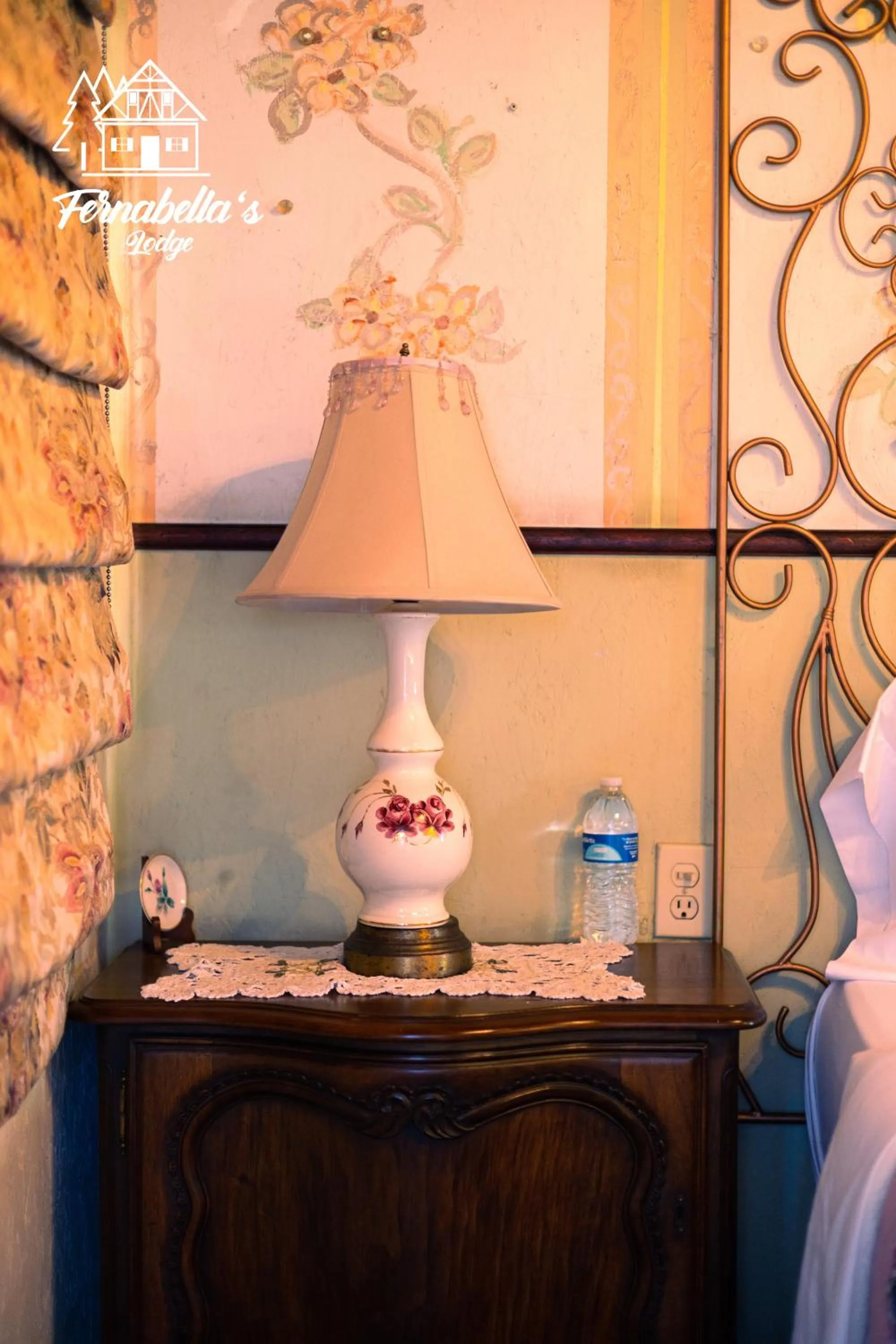 Bed in Fernabella's Lodge