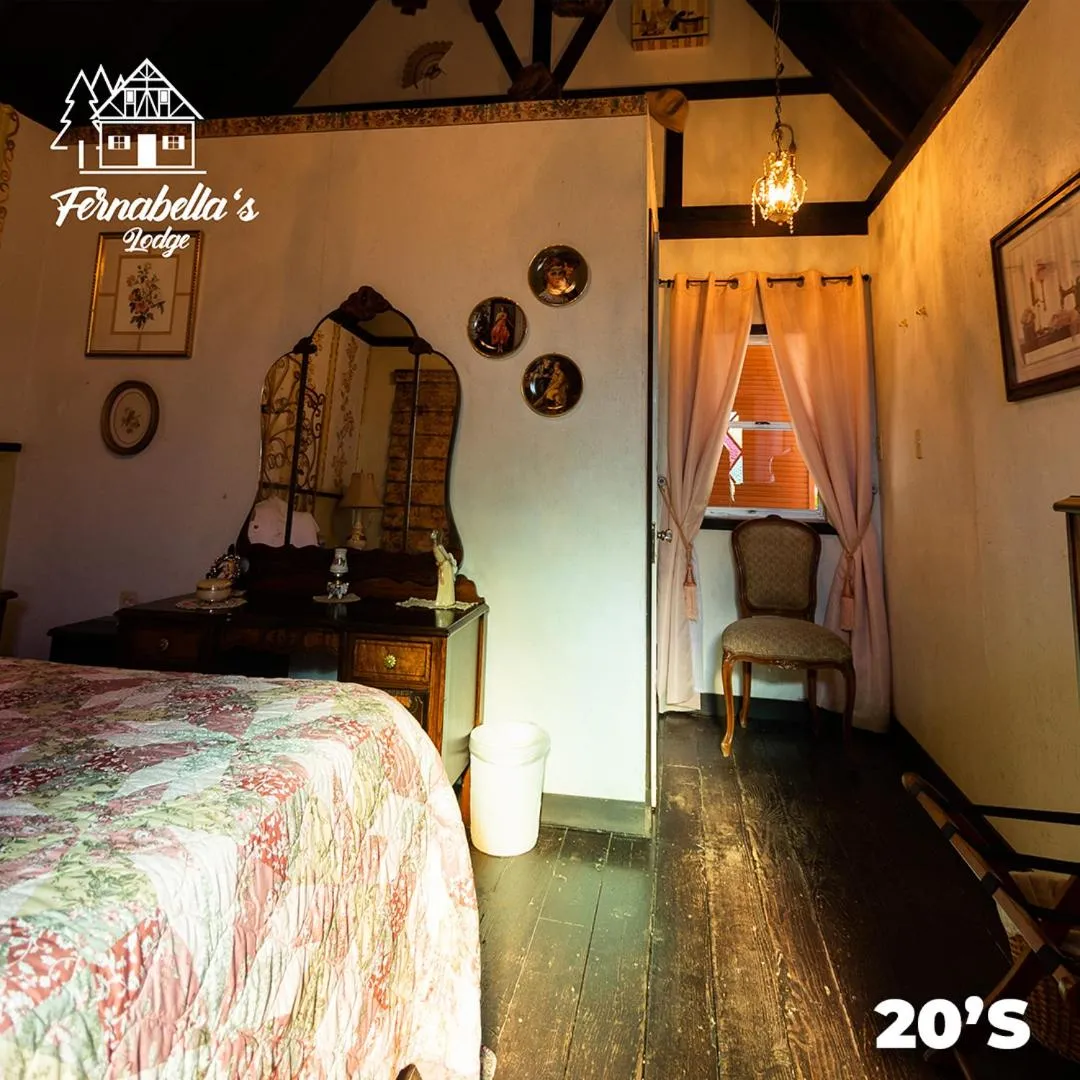 Bed in Fernabella's Lodge