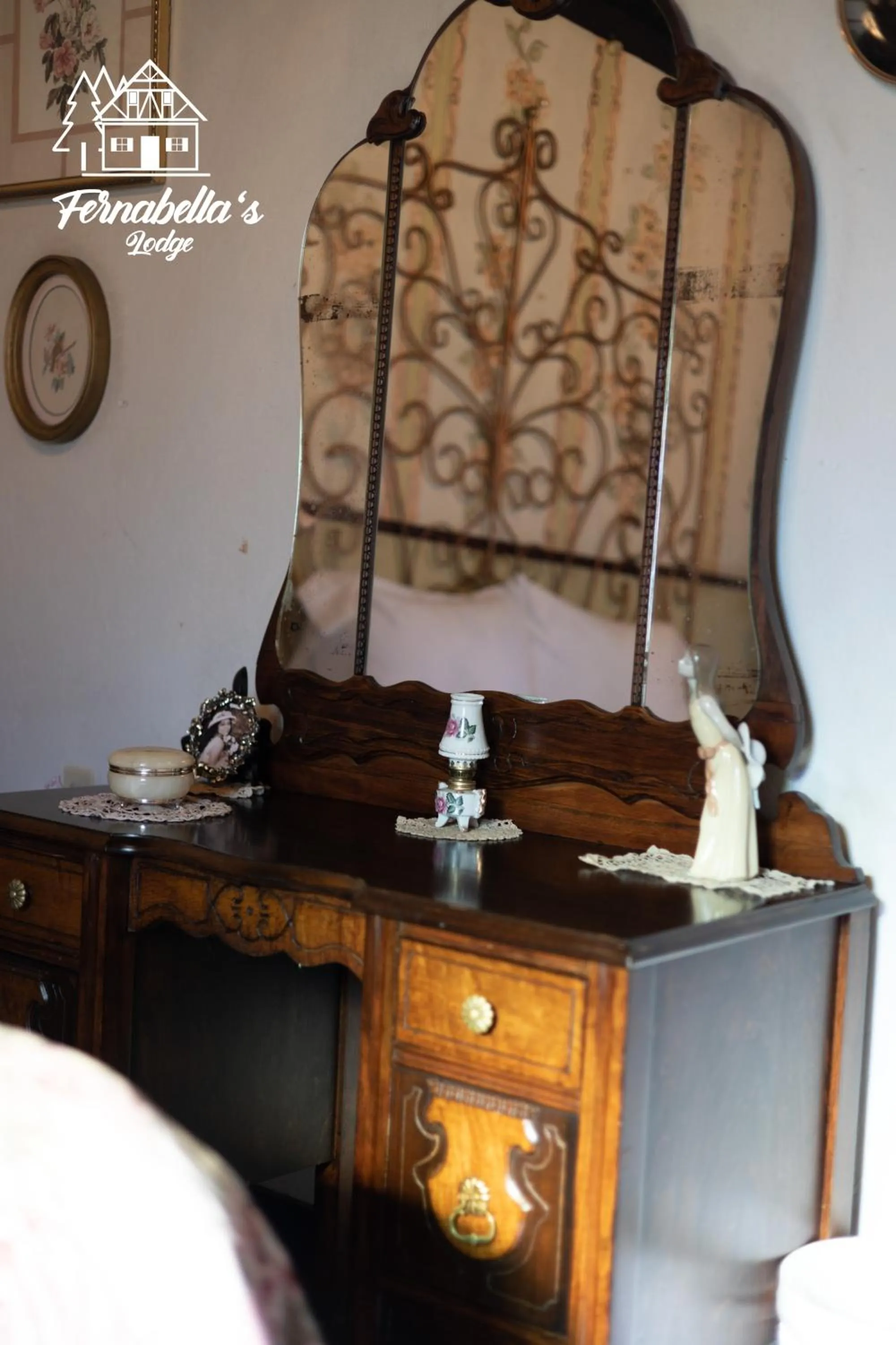 Bed in Fernabella's Lodge