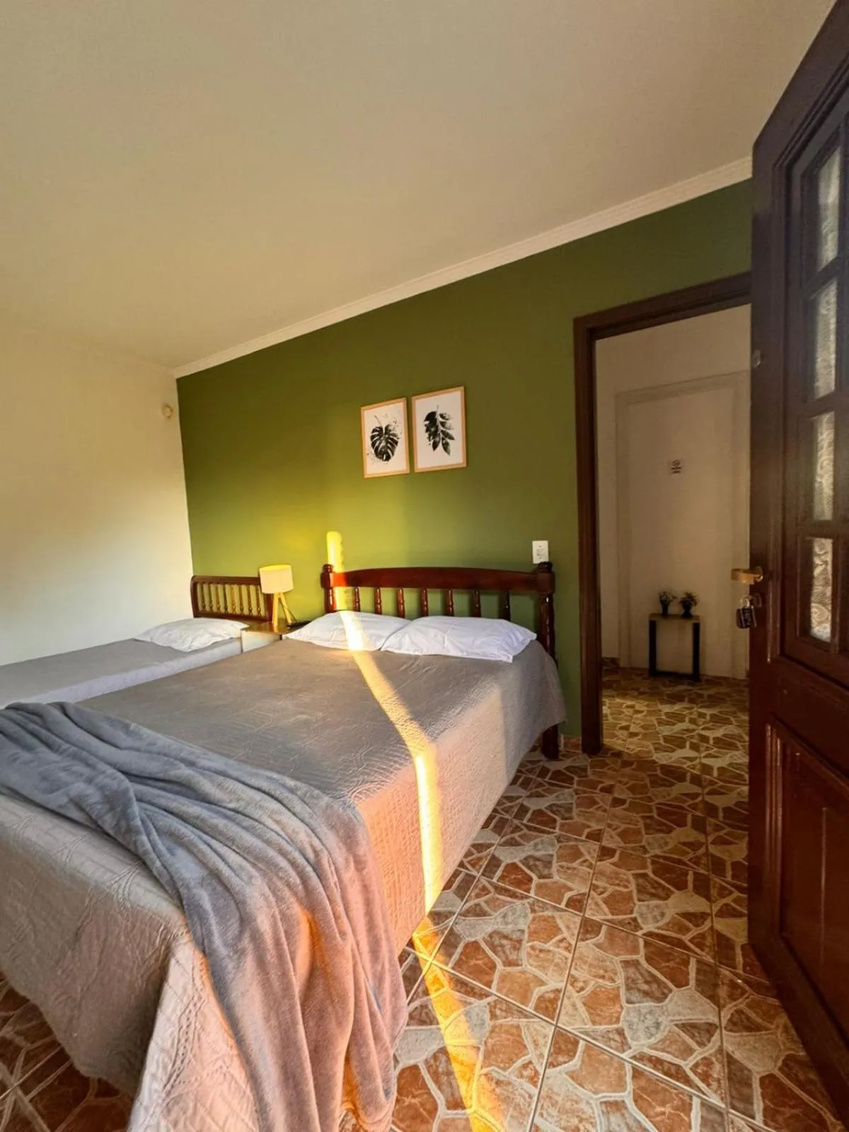 Bed in Pousada Araucária Village