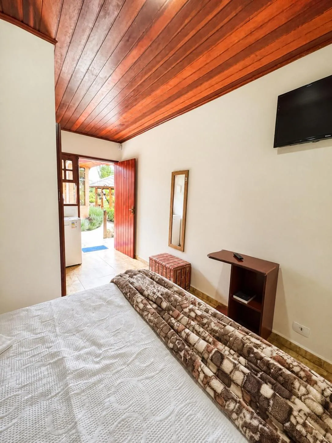 Bed in Pousada Araucária Village