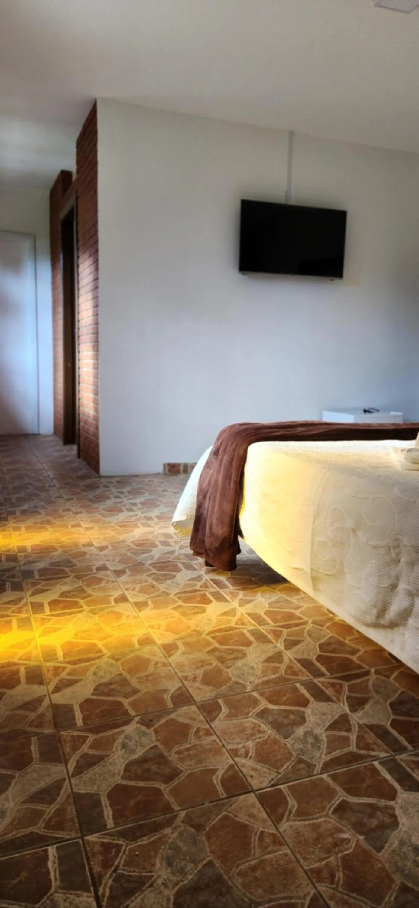 Bed in Pousada Araucária Village