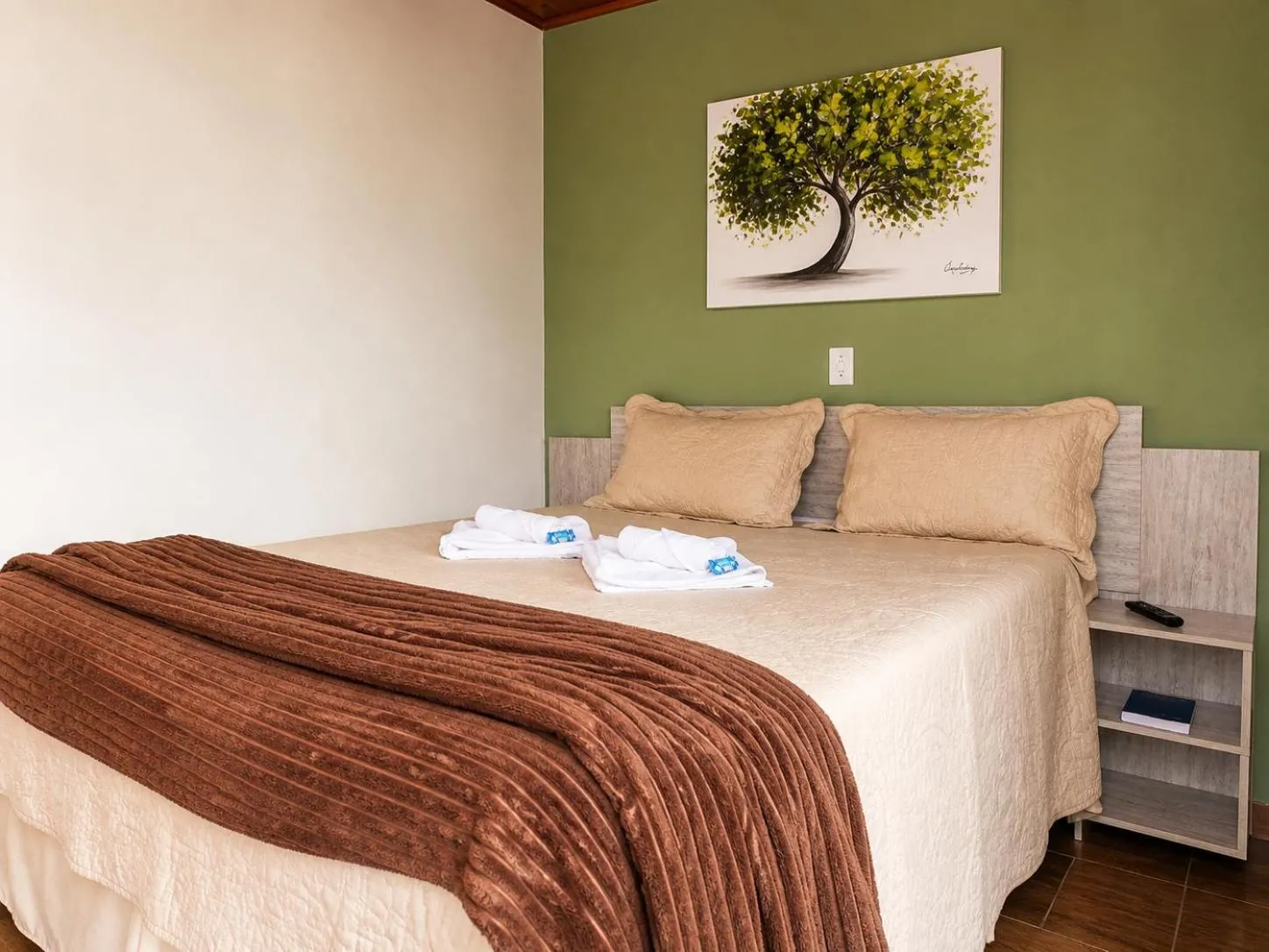 Bed in Pousada Araucária Village