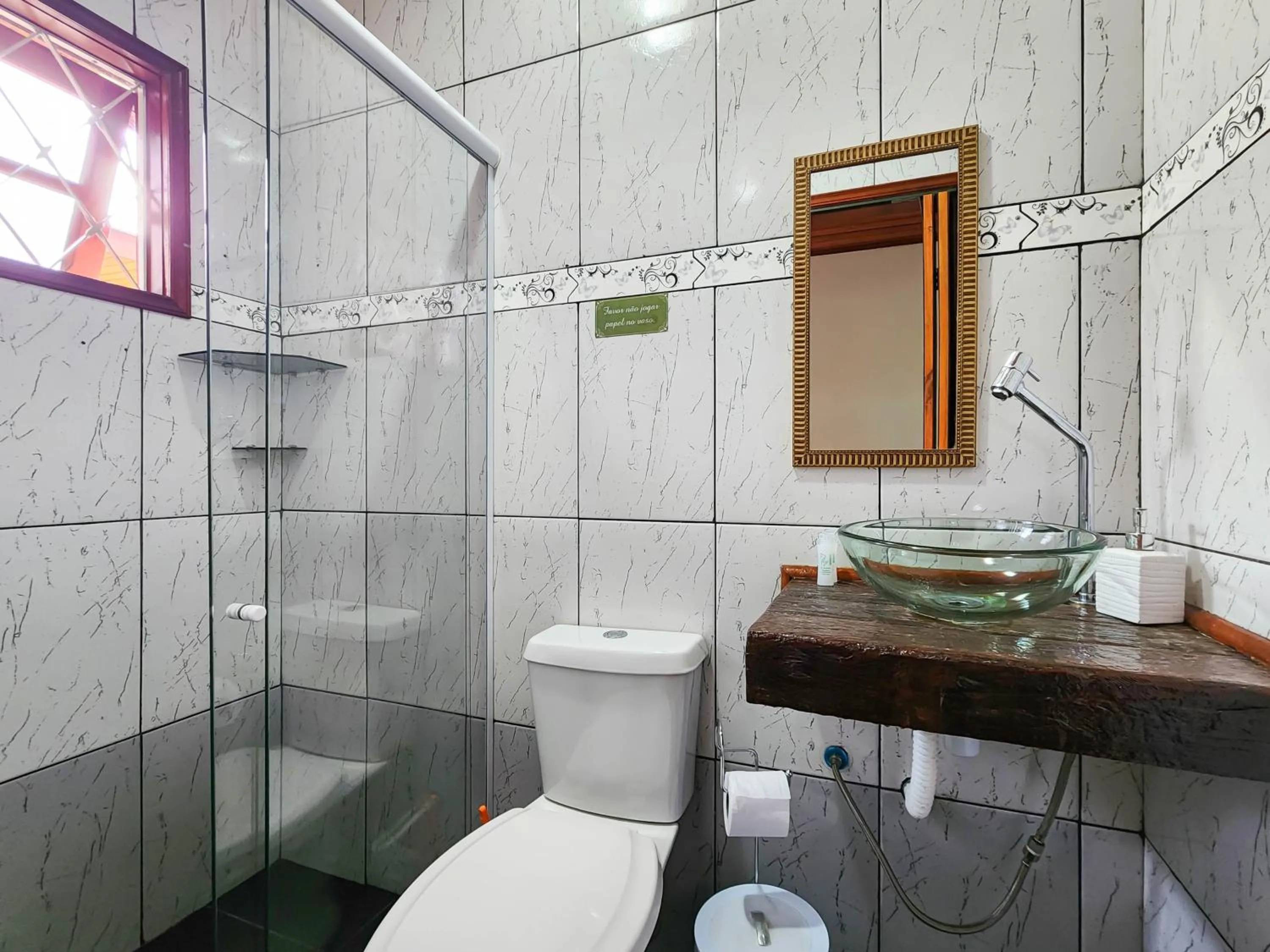 Bathroom in Pousada Araucária Village