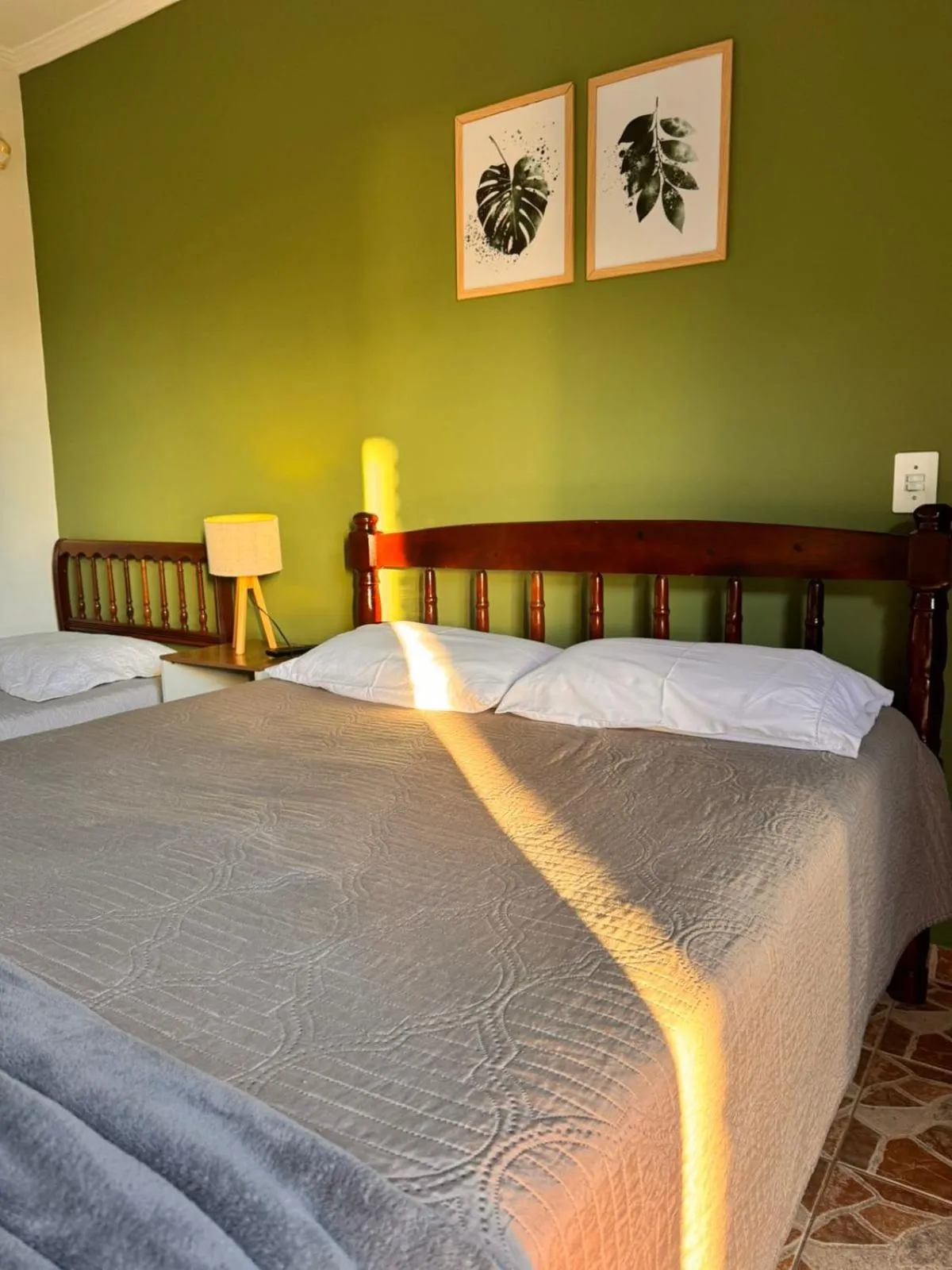 Bed in Pousada Araucária Village
