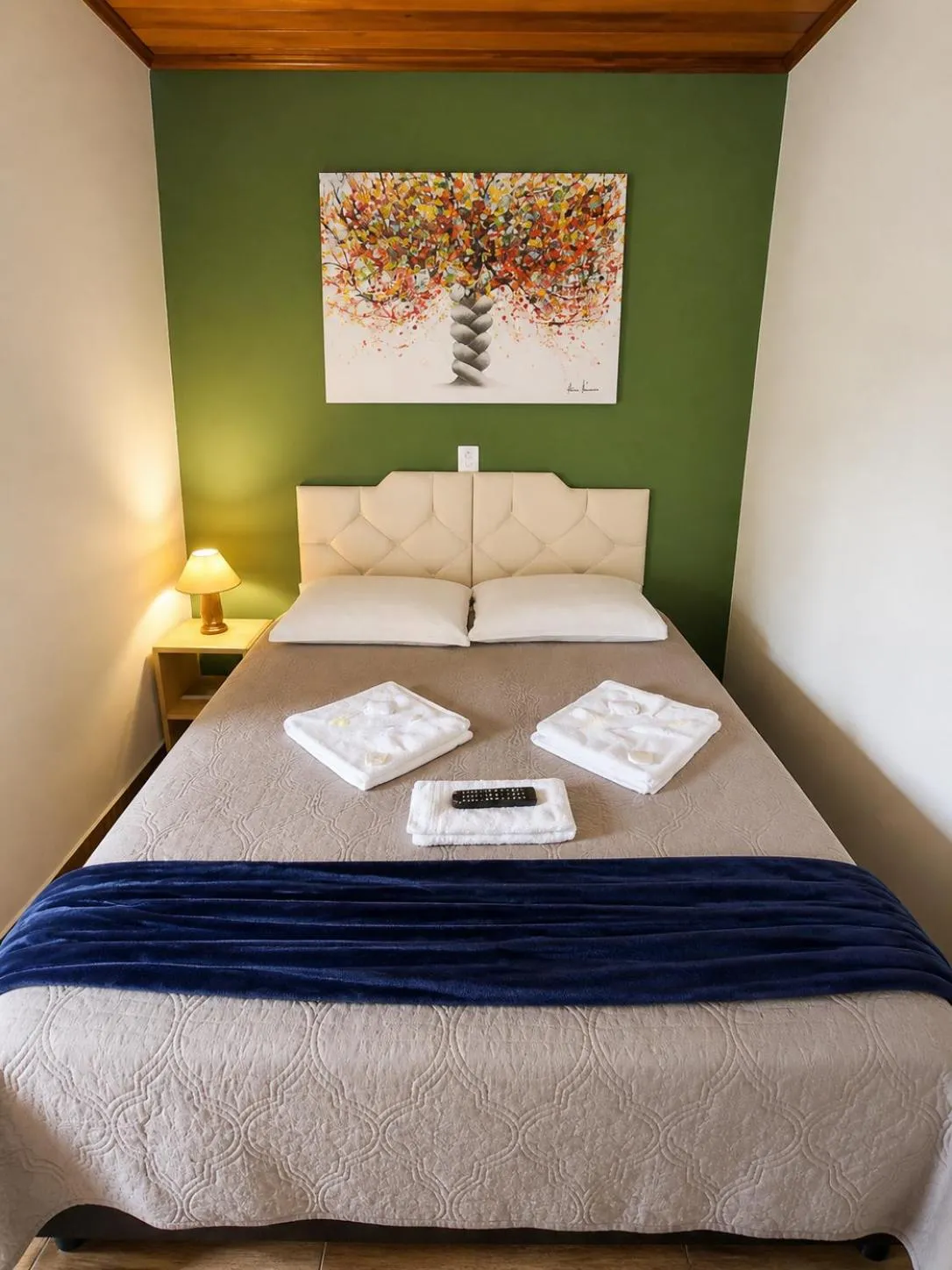 Bed in Pousada Araucária Village