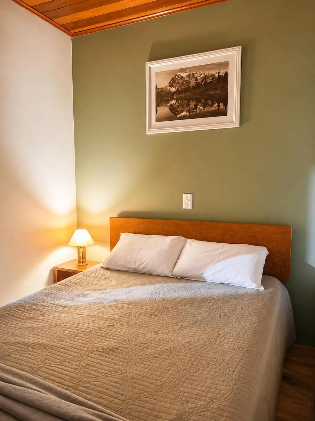 Bed in Pousada Araucária Village