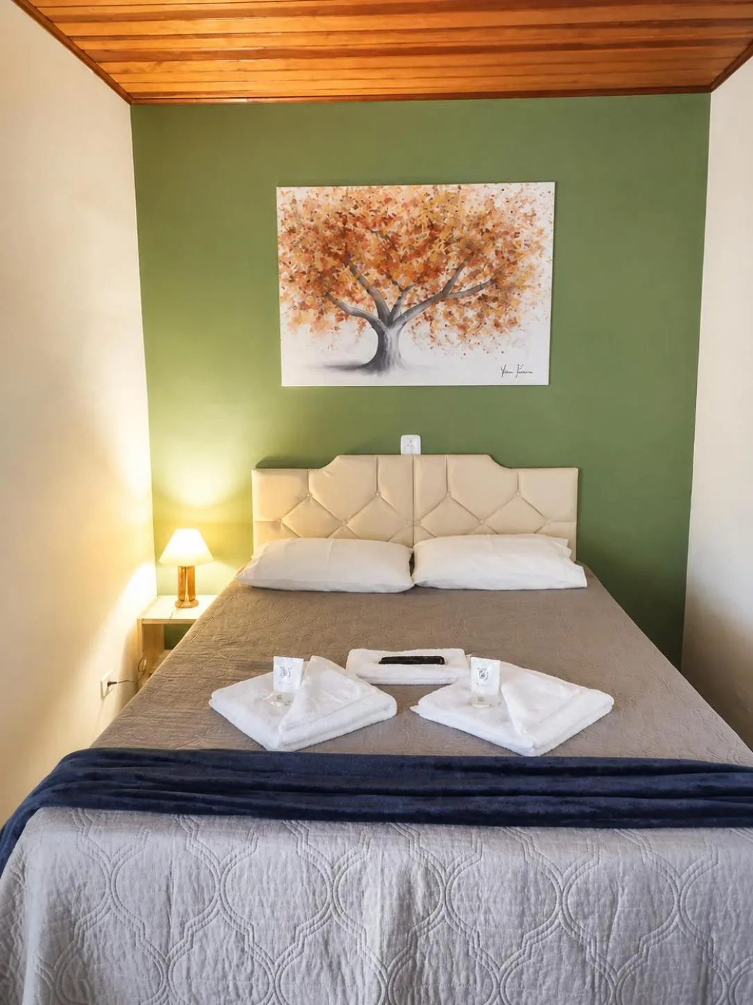 Bed in Pousada Araucária Village